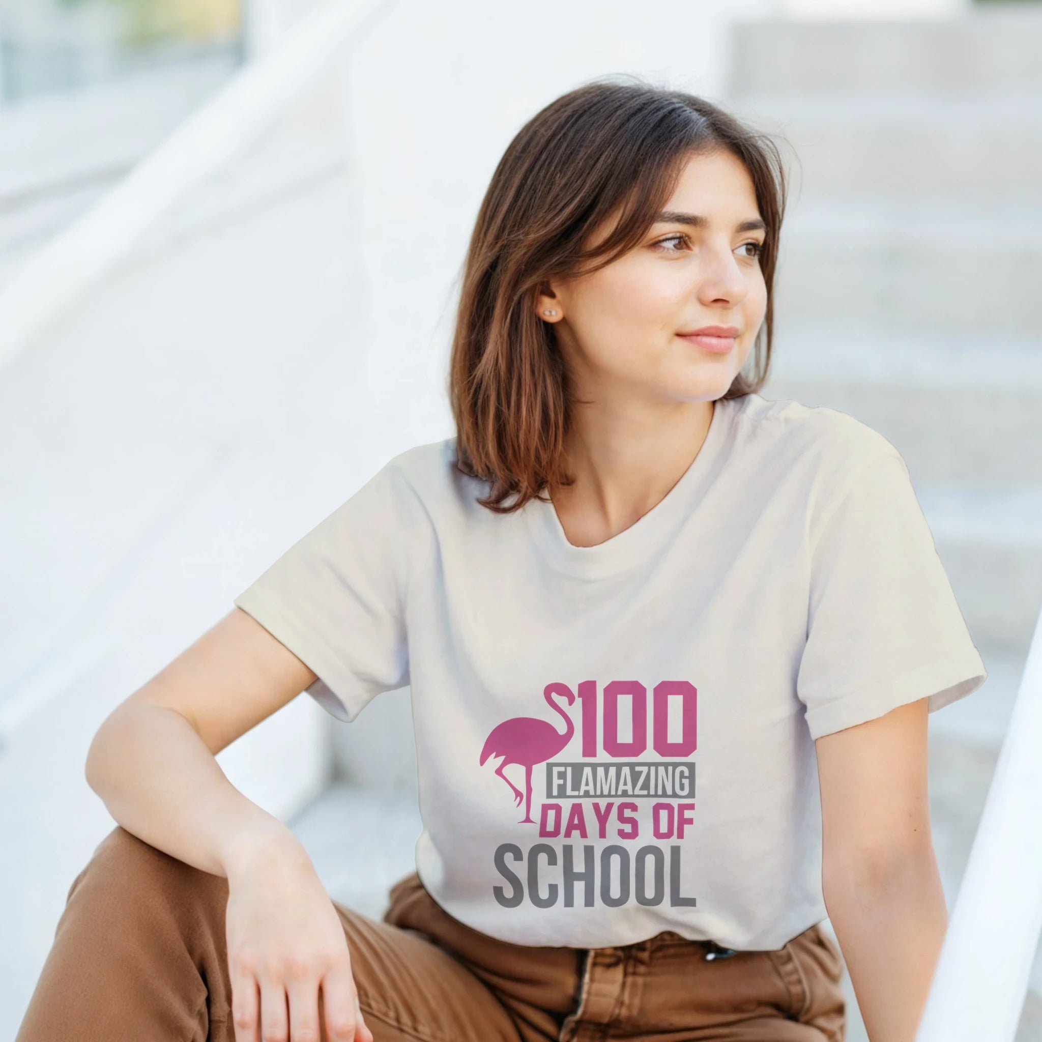 Flamingo Unisex Crewneck T-Shirt