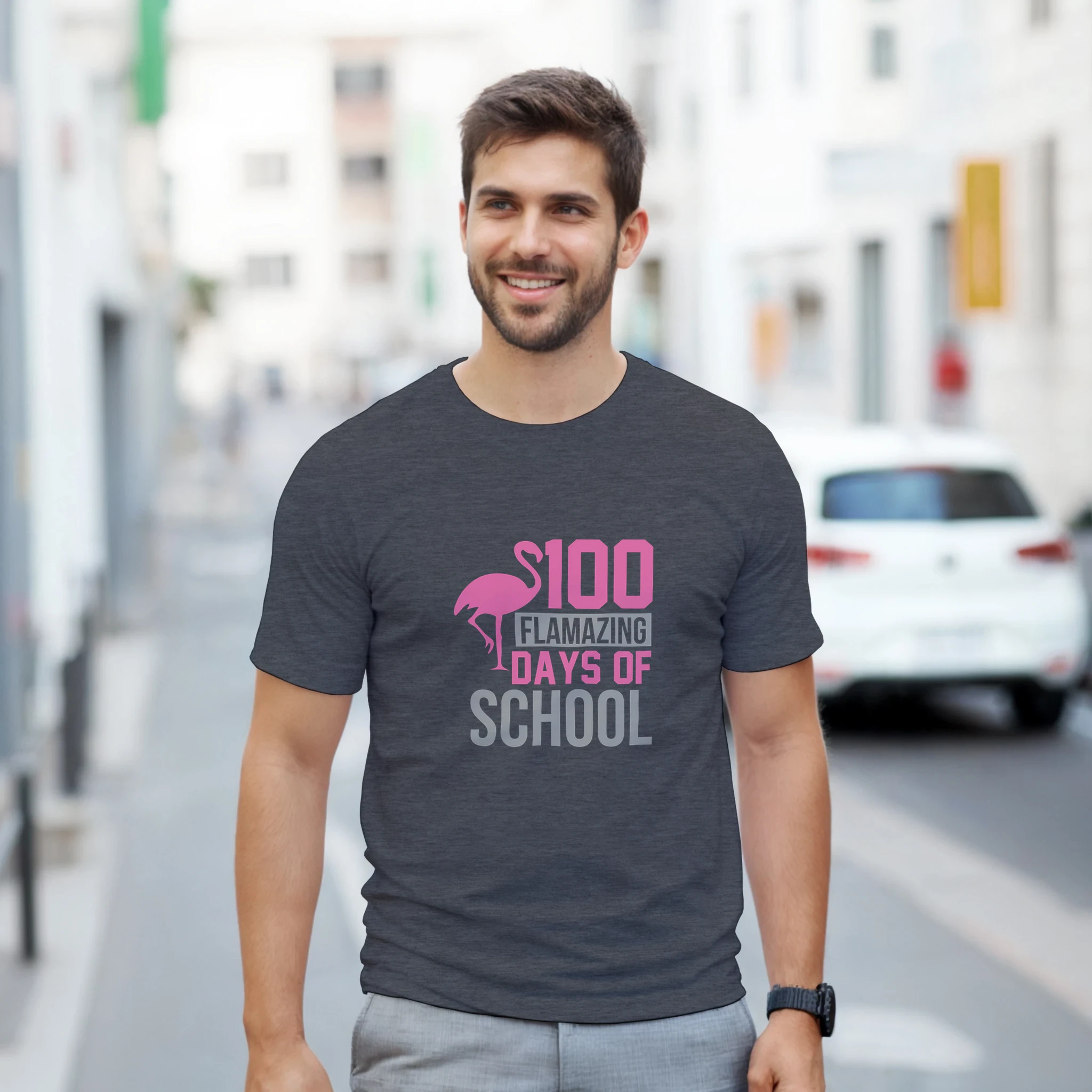 Flamingo Unisex Crewneck T-Shirt