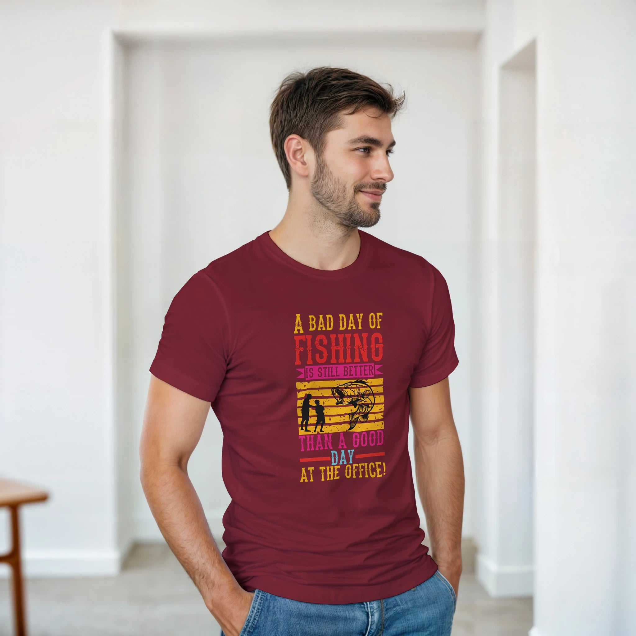 A Bad Day of Fishing Unisex Crewneck T-Shirt - Gallory Hive