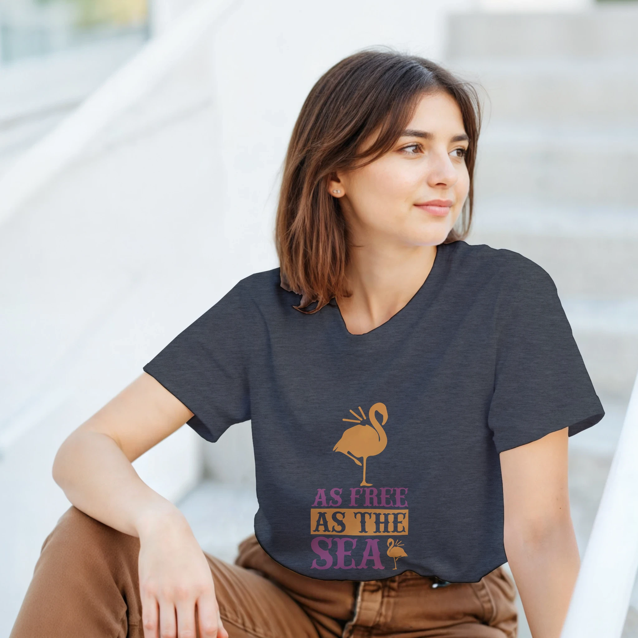 Unisex Flamingo T-Shirt – Funny Beach Vibes | Gallory Hive