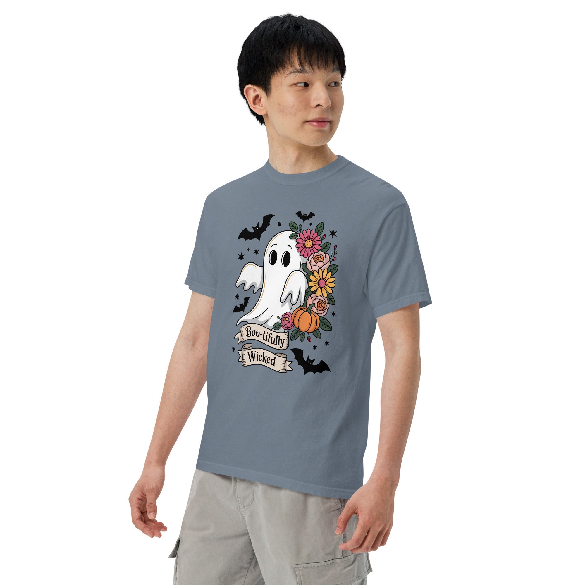 Boo-tifully Wicked Ghost Halloween Tee | Gallory Hive