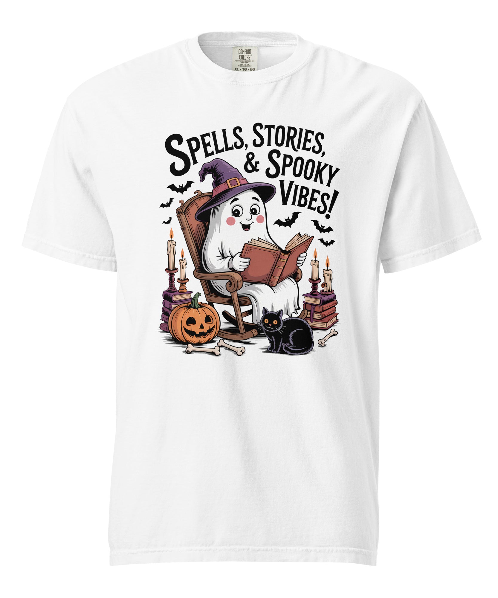 Spooky Storytime Ghost Halloween Shirt | Gallory Hive