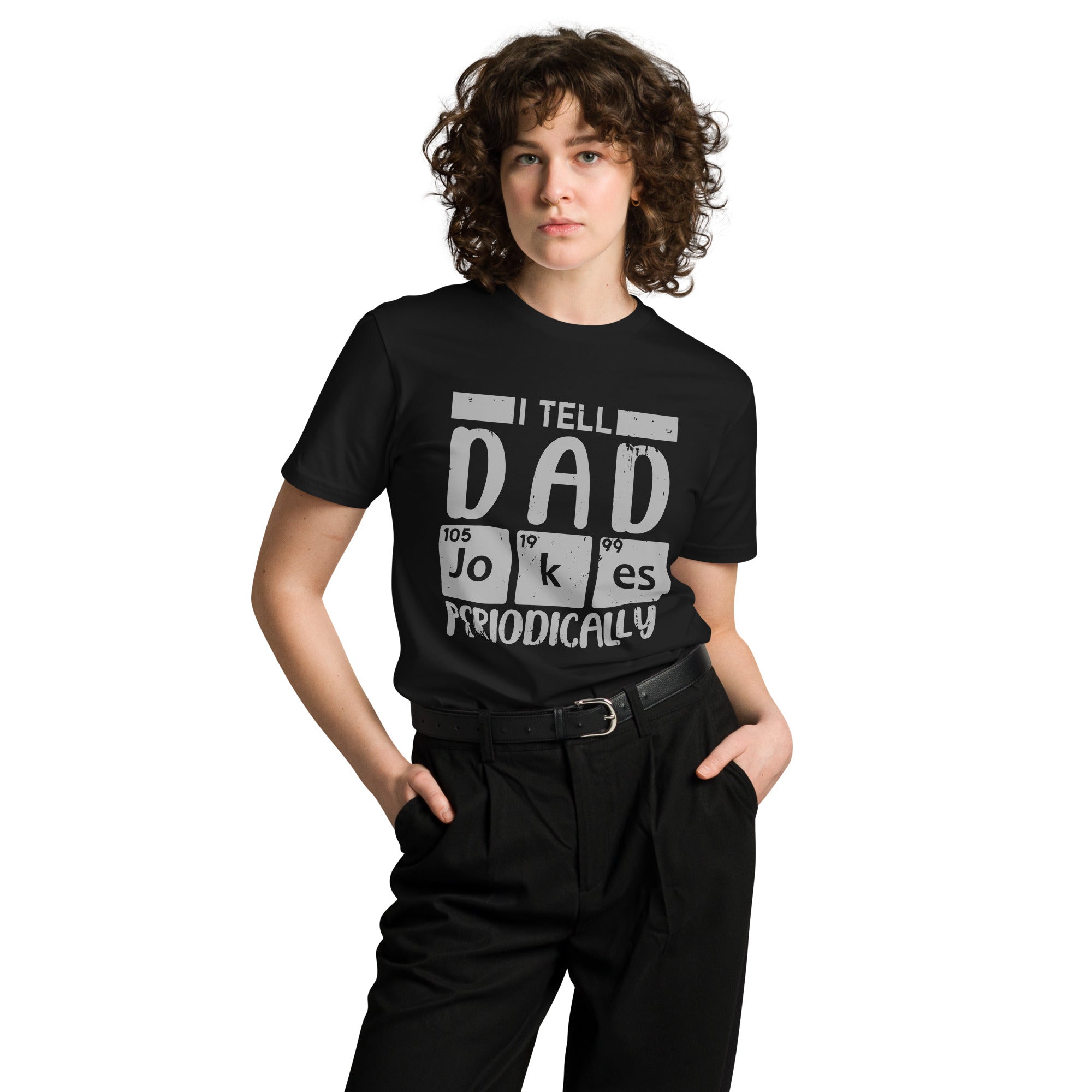Dad Jokes Premium Cotton Unisex T-Shirt | Gallory Hive