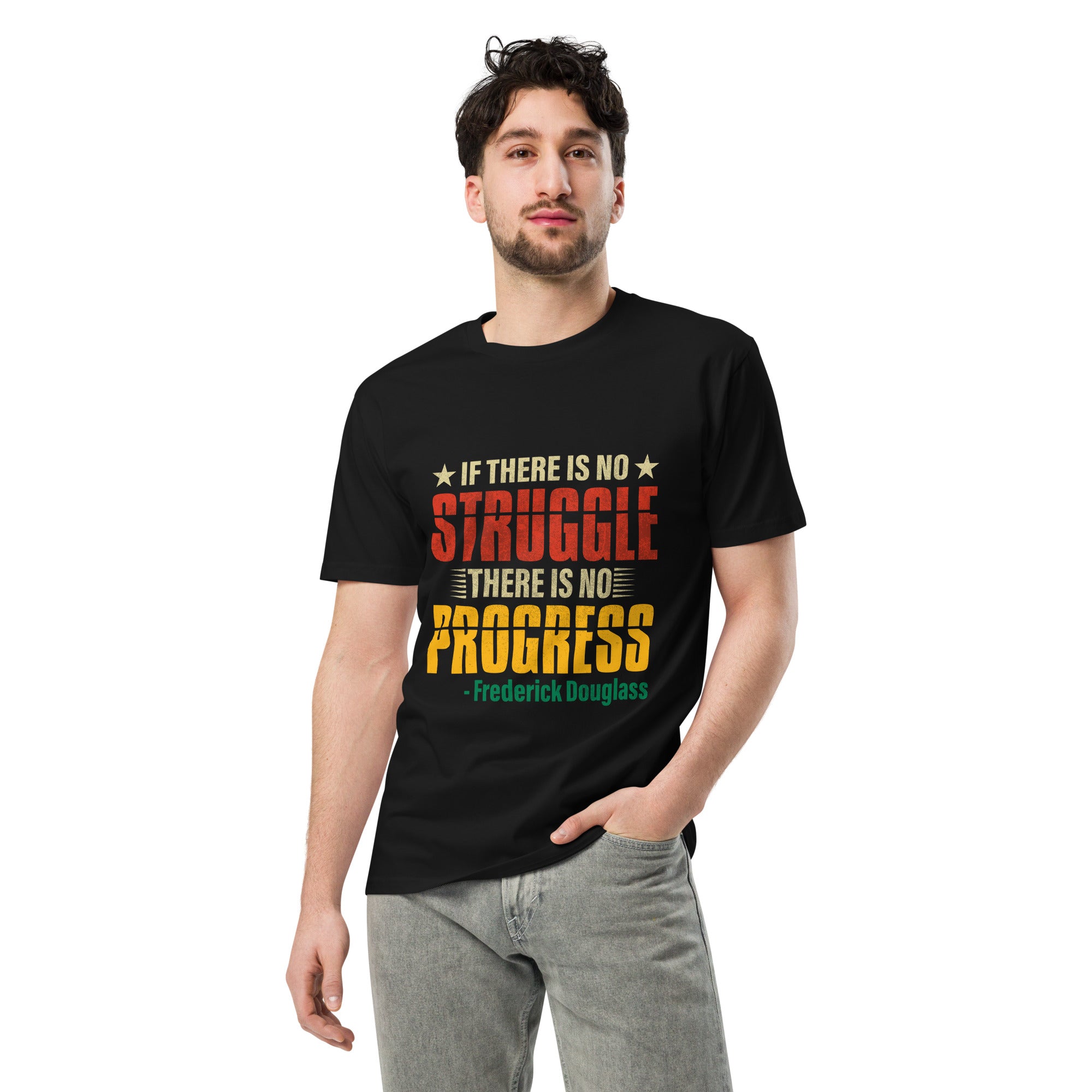 Motivational Quote Premium Unisex Cotton T-Shirt Gallory Hive