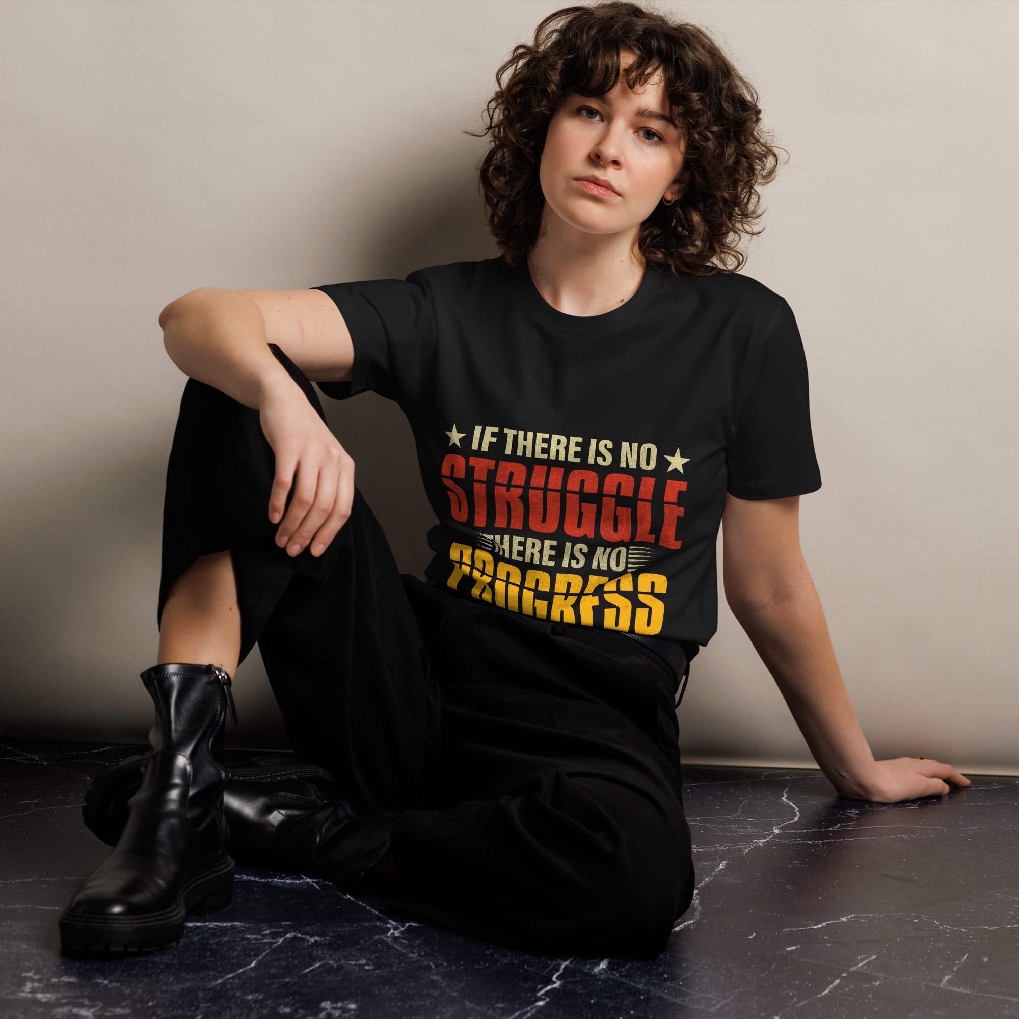 Motivational Quote Premium Unisex Cotton T-Shirt Gallory Hive