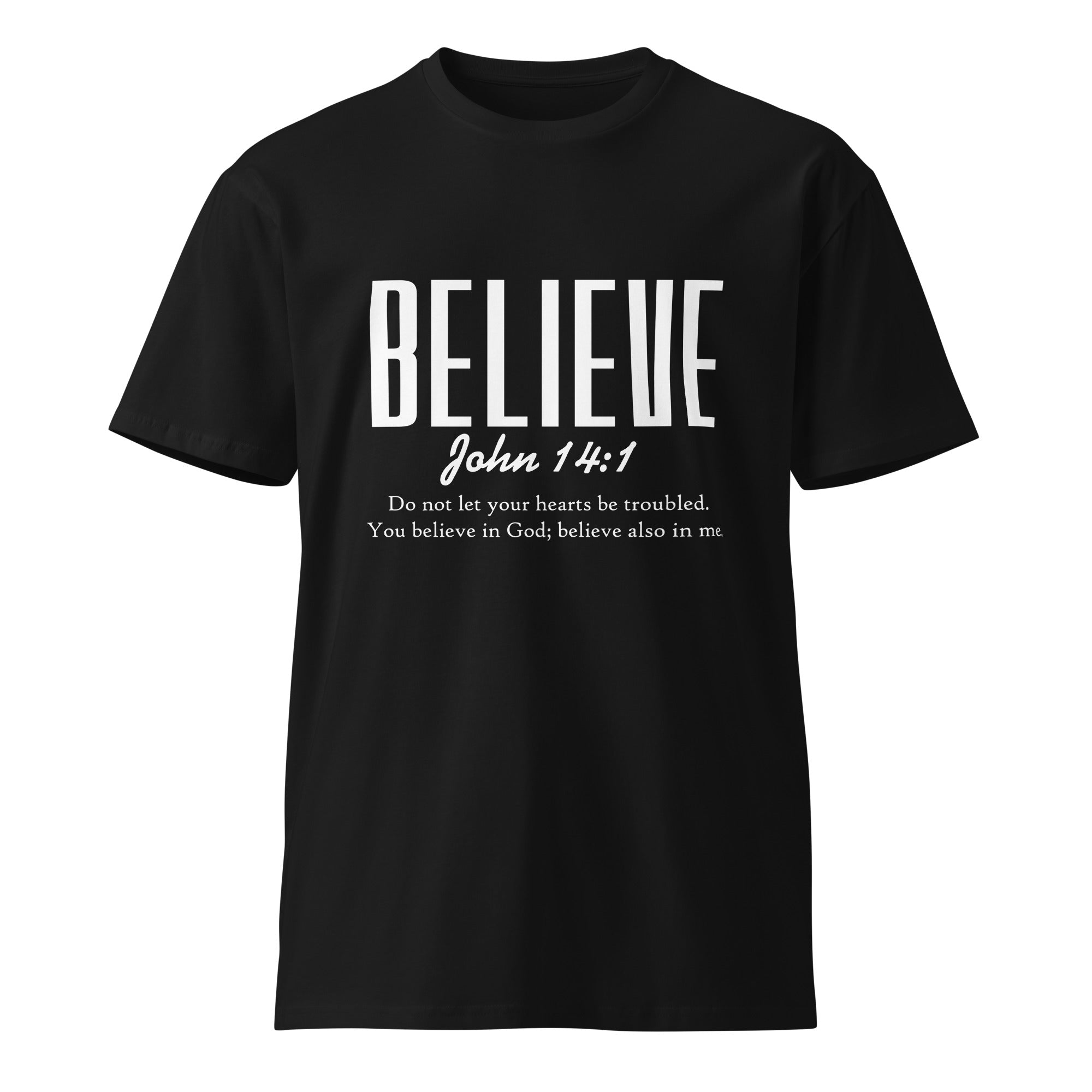 Believe Inspirational Unisex Premium Cotton T-Shirt | Gallory Hive