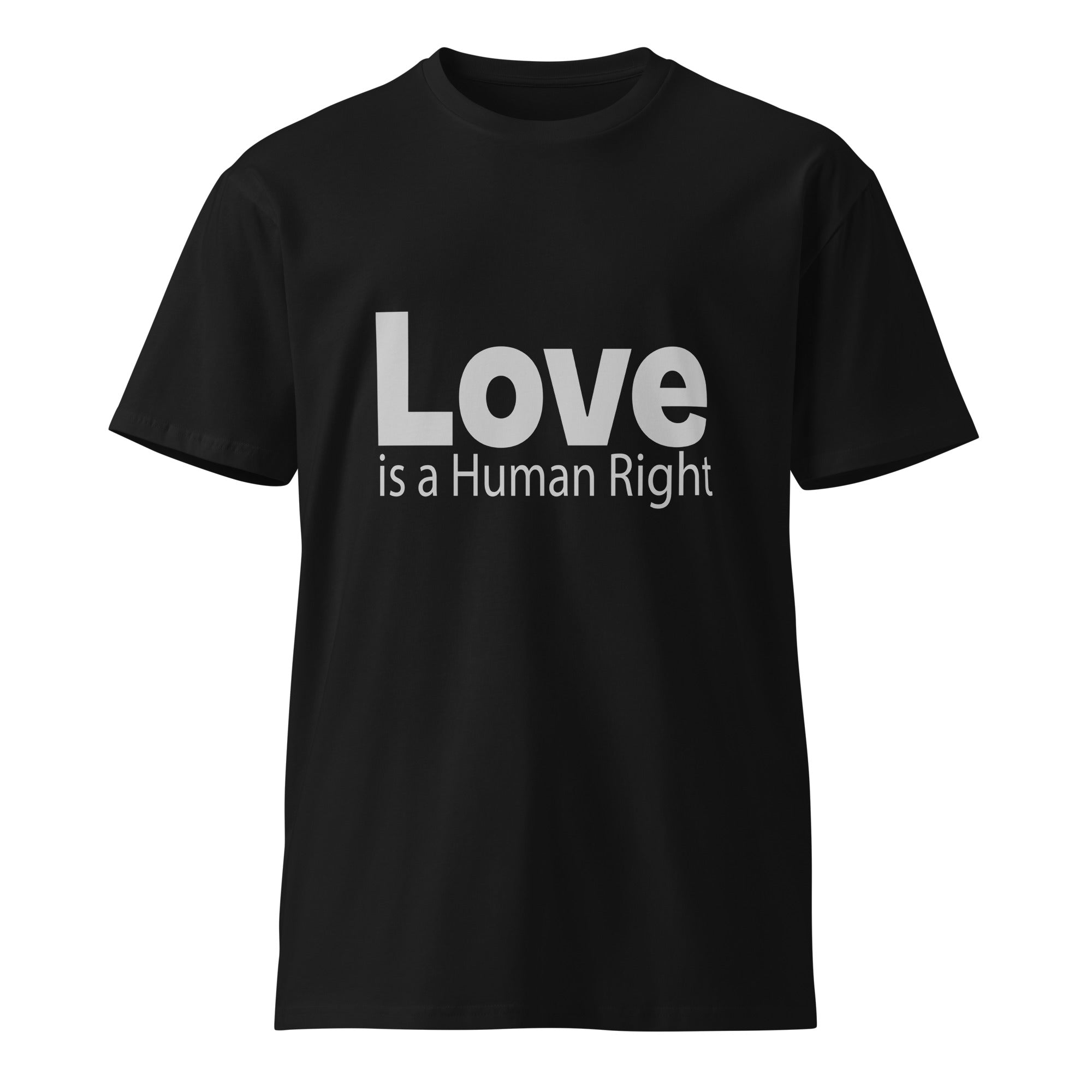 Love Is Human Right Unisex Premium Cotton T-Shirt | Gallory Hive