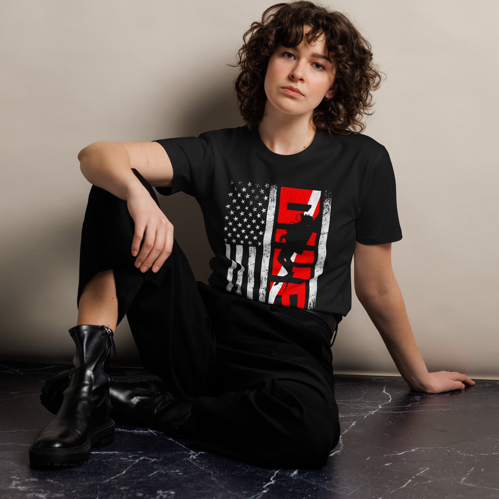 Scuba Dive Unisex Premium Cotton T-Shirt | Gallory Hive