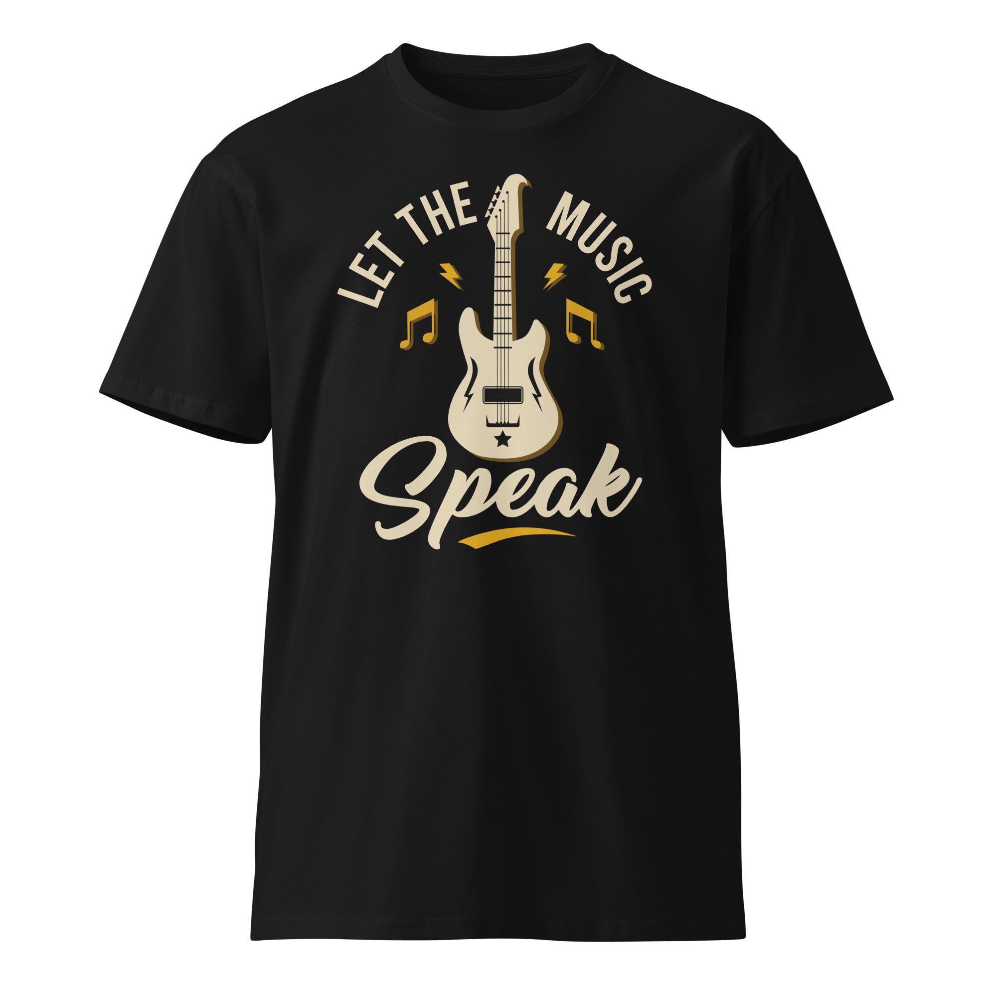 Let the Music Speak Guitar T-Shirt | Gallory Hive