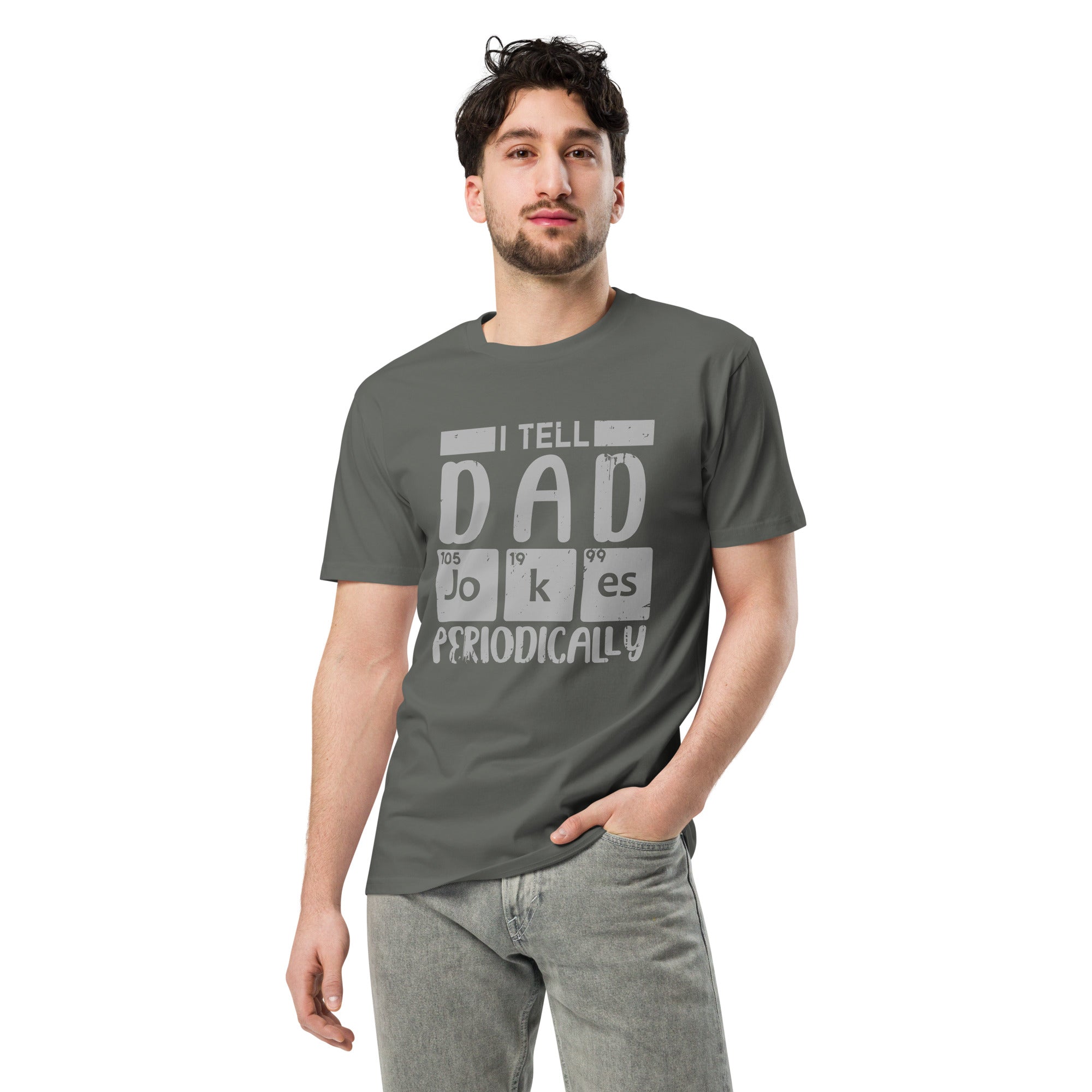 Dad Jokes Premium Cotton Unisex T-Shirt | Gallory Hive