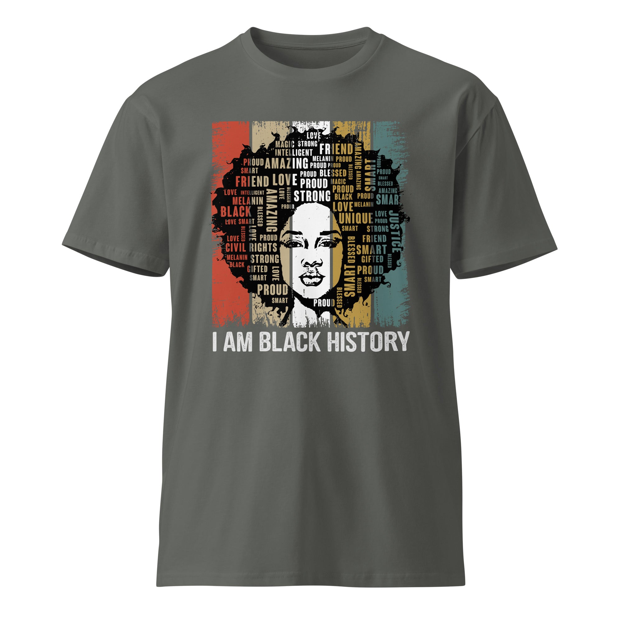 Black History Pride Premium Unisex Cotton T-Shirt | Gallory Hive