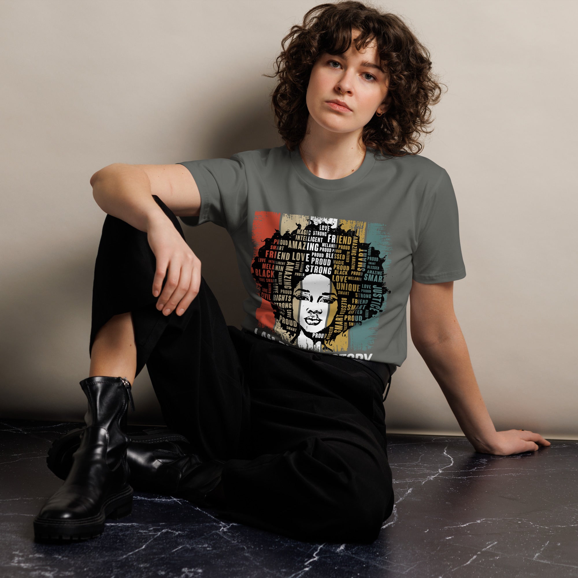 Black History Pride Premium Unisex Cotton T-Shirt | Gallory Hive