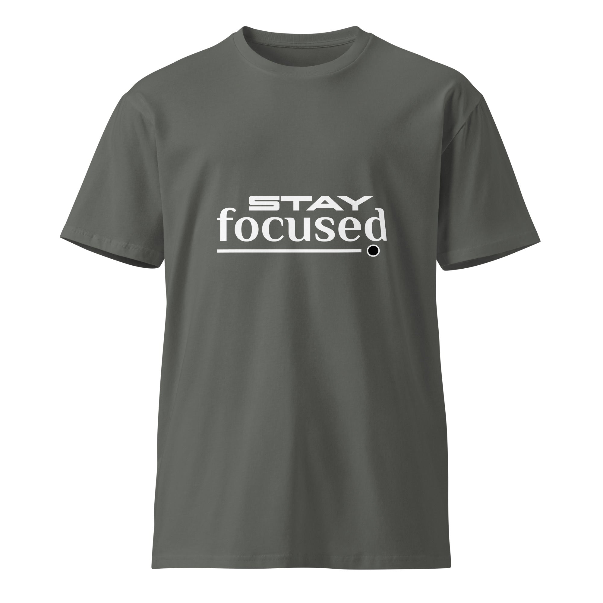 Stay Focused Unisex Premium Cotton T-Shirt | Gallory Hive