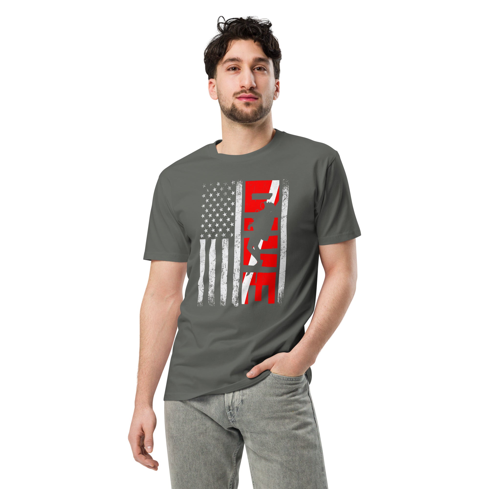 Scuba Dive Unisex Premium Cotton T-Shirt | Gallory Hive