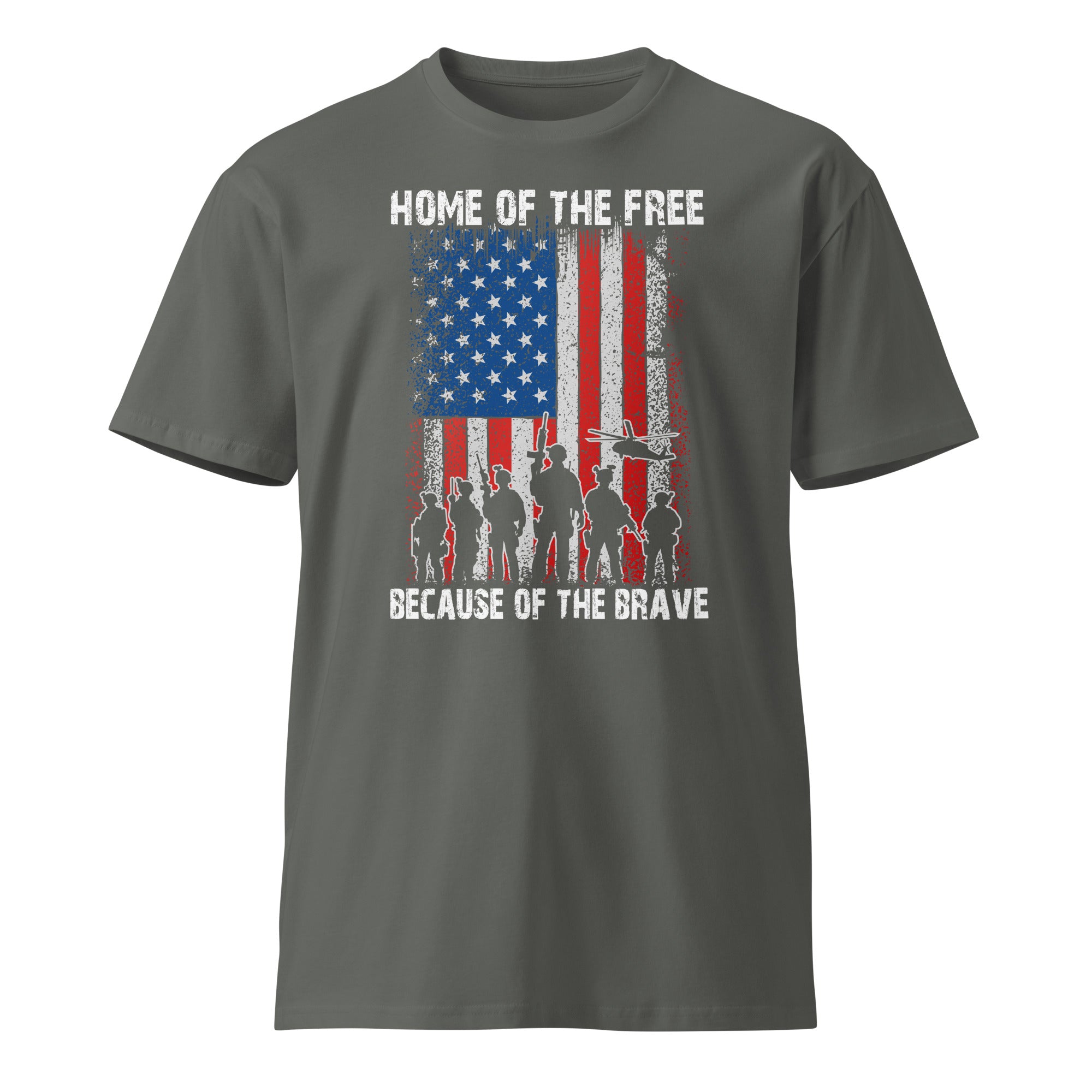 American Freedom Soldier Graphic Premium T-Shirt | Gallory Hive