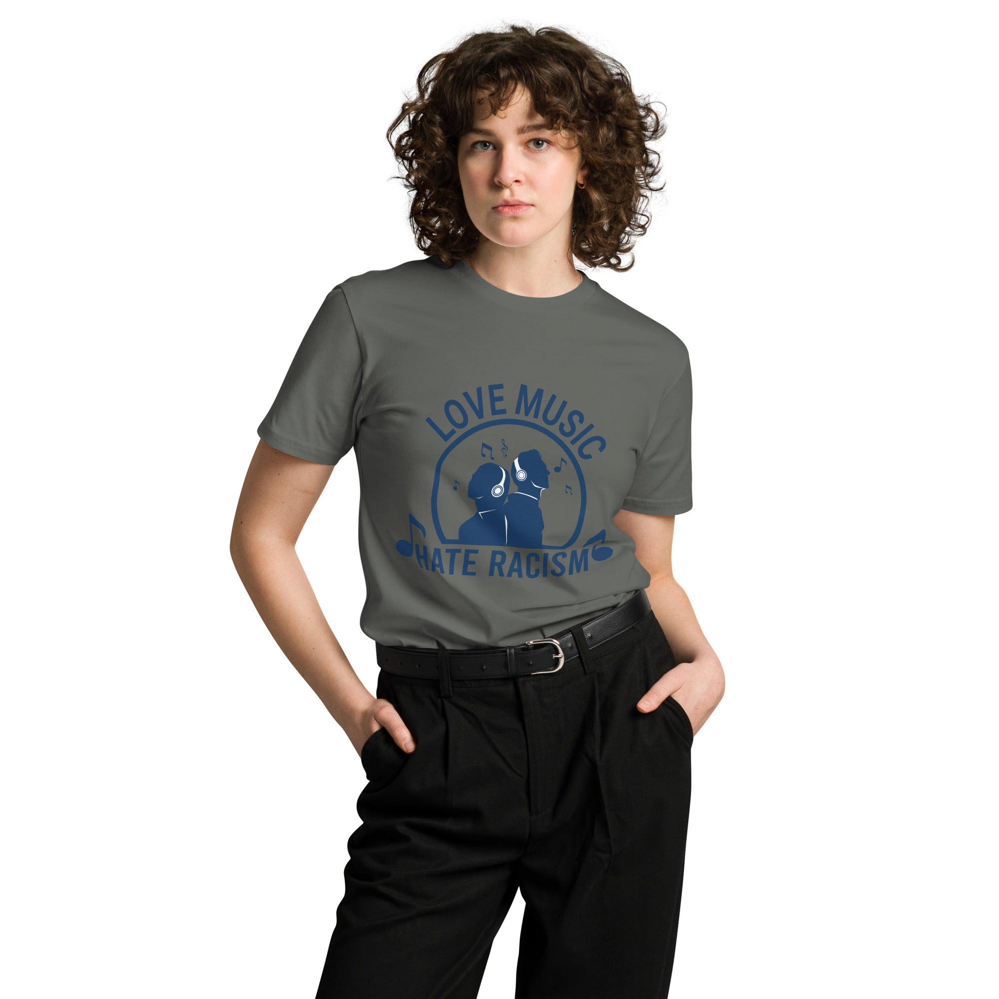 Love Music Hate Racism T-Shirt | Gallory Hive