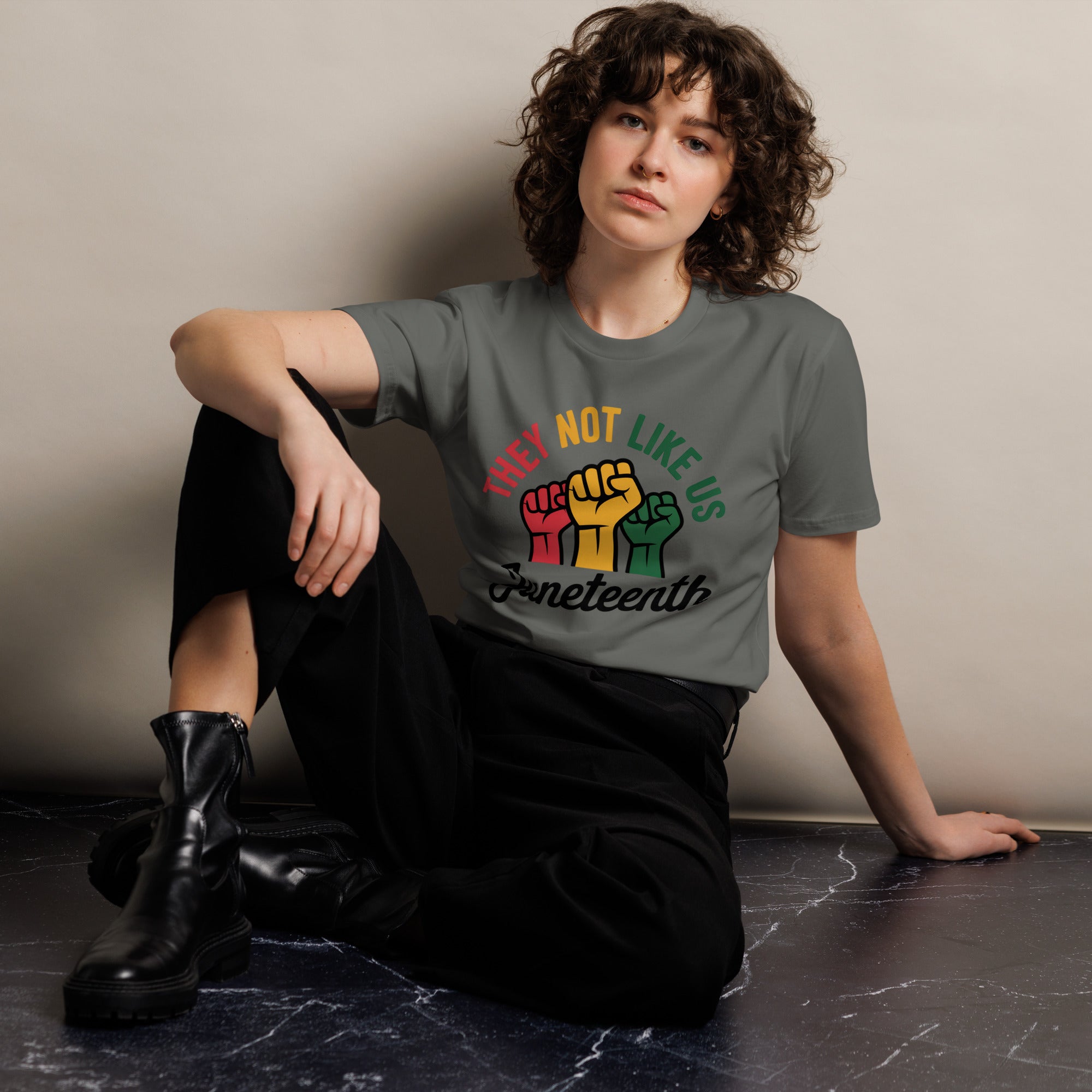 They Not Like Us Graphic Unisex Premium Cotton T-Shirt | Gallory Hive