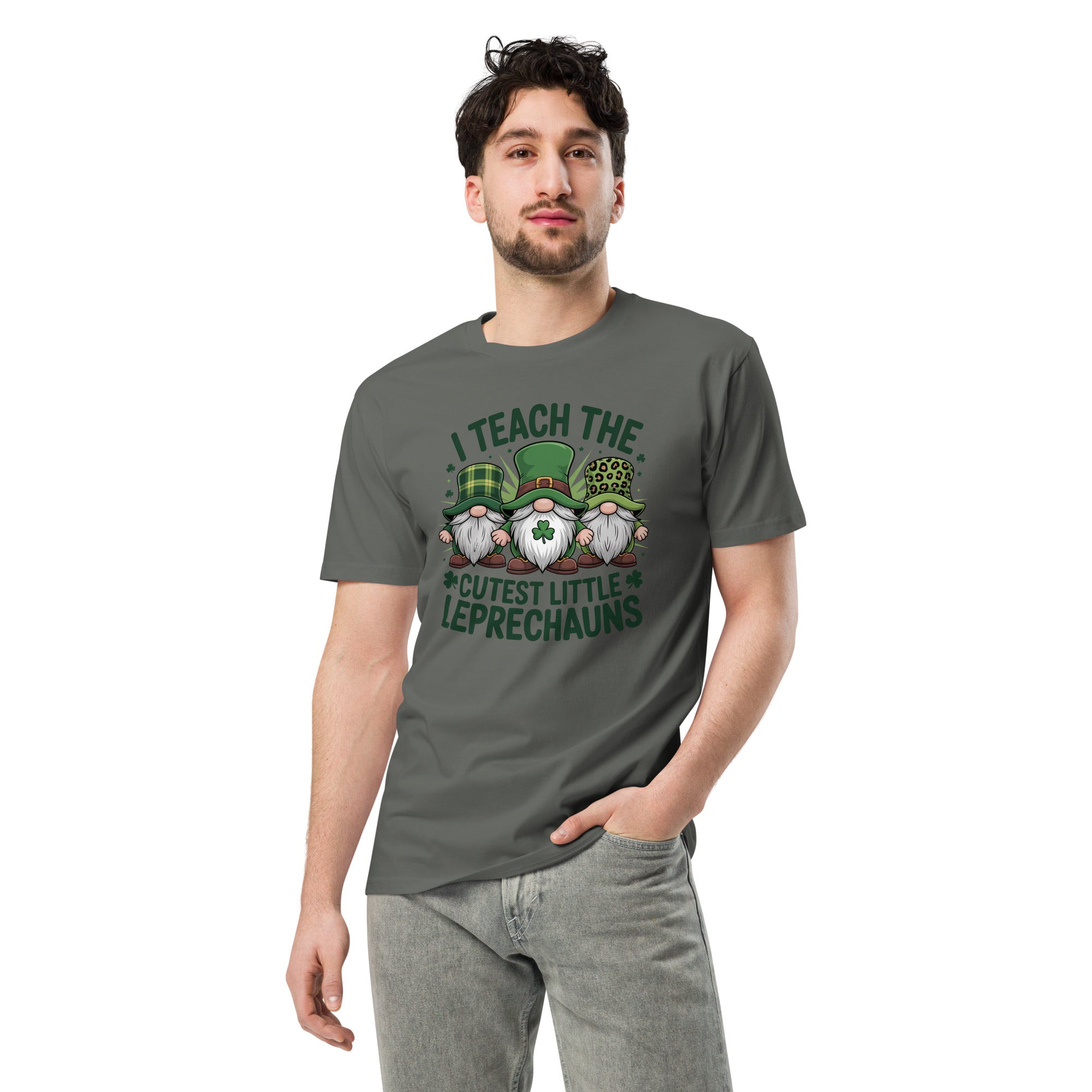 Leprechaun St Patricks Day Unisex Premium T-Shirt | Gallory Hive