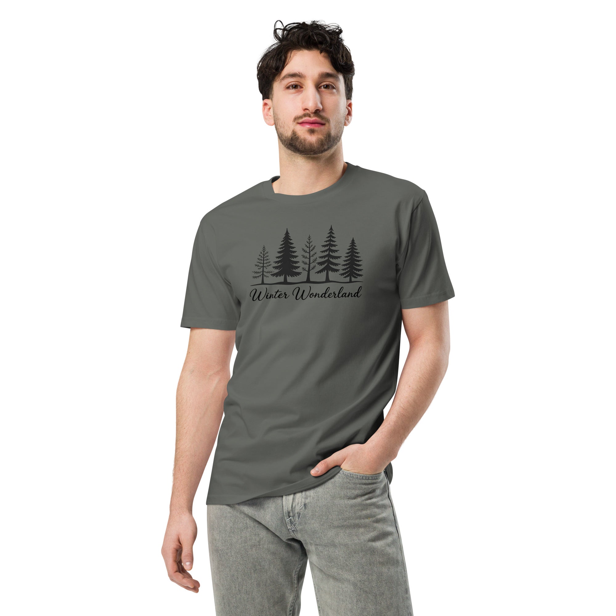 Nature Whisper Forest Trees Graphic Unisex Premium T-Shirt | Gallory Hive
