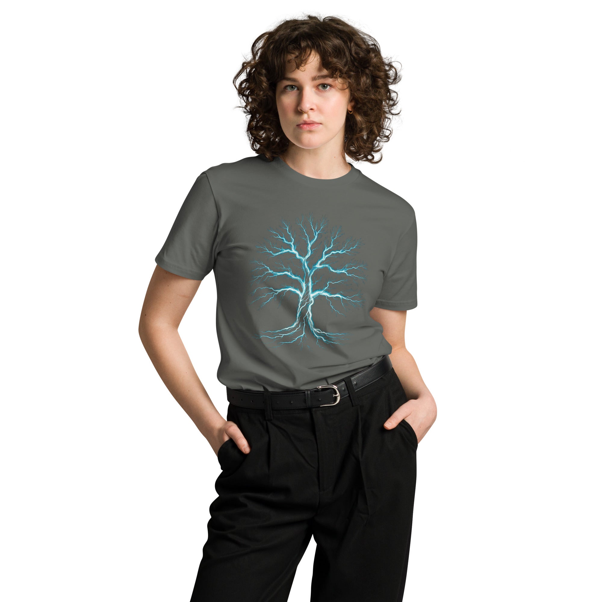 Glowing Mystic Tree of Life Graphic Unisex Premium T-shirt | Gallory Hive