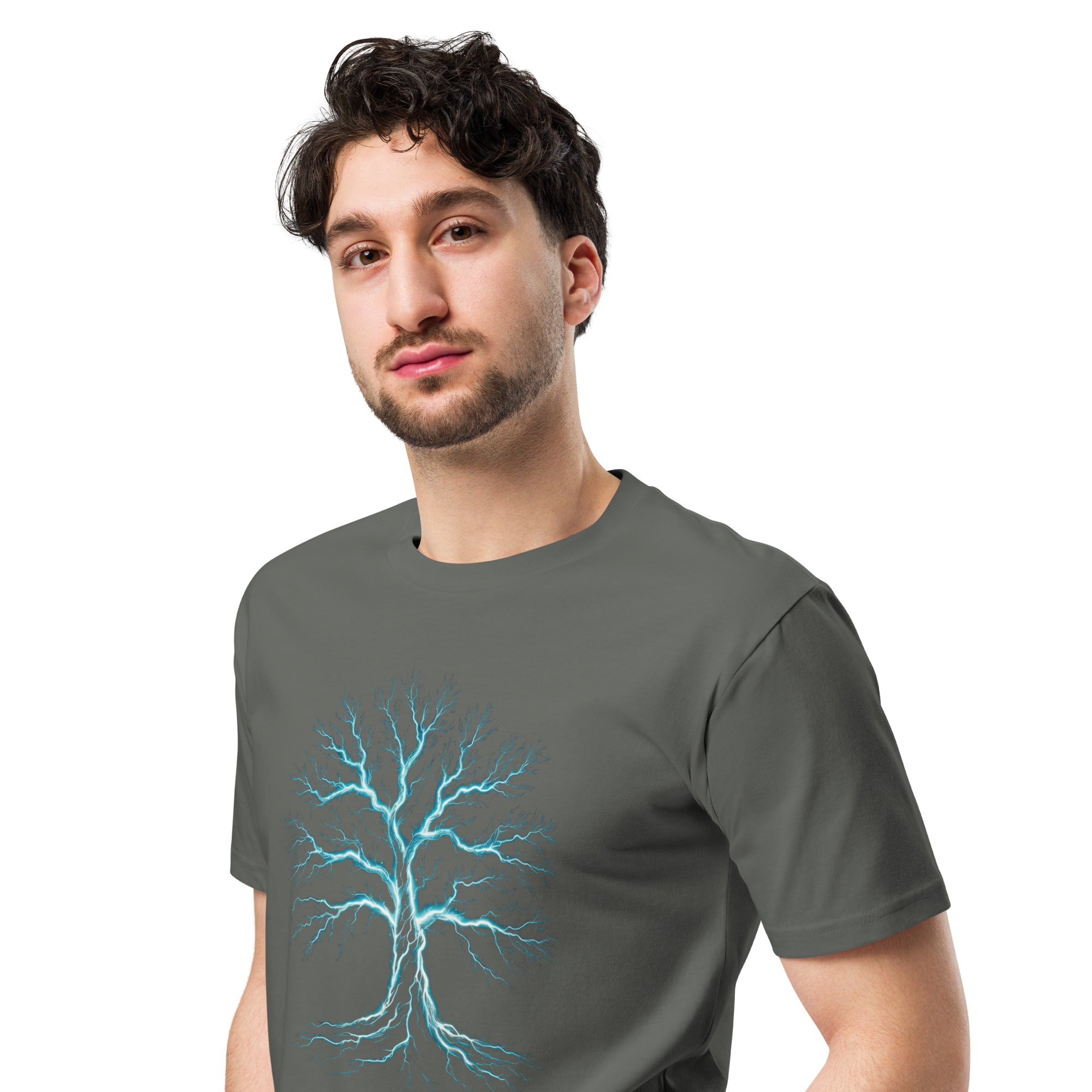 Glowing Mystic Tree of Life Graphic Unisex Premium T-shirt | Gallory Hive
