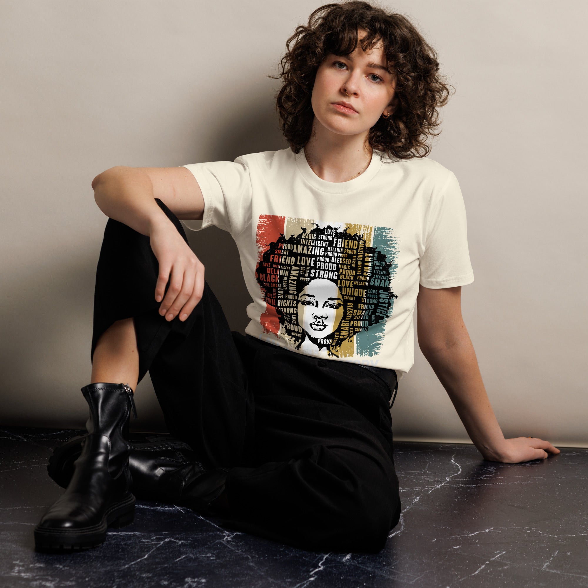 Black History Pride Premium Unisex Cotton T-Shirt | Gallory Hive