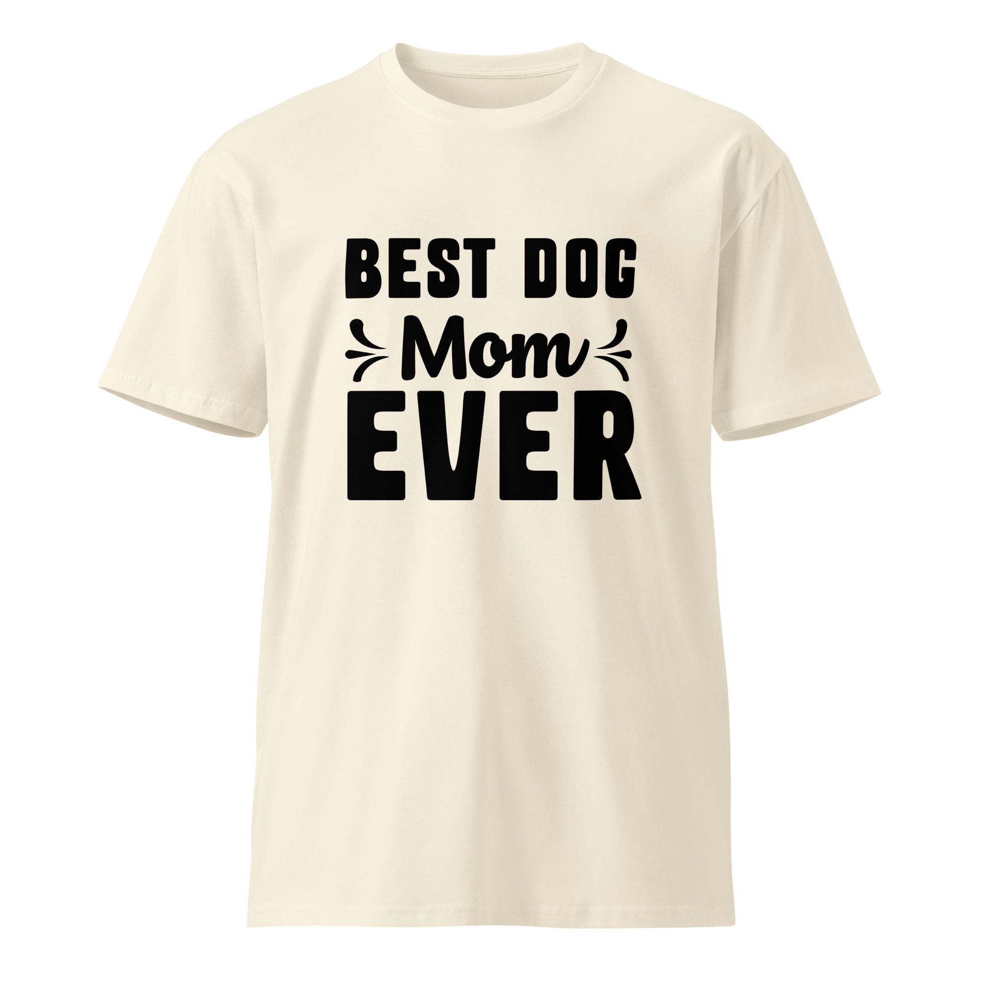 Best Dog Mom Premium Unisex Cotton T-Shirt | Gallory Hive