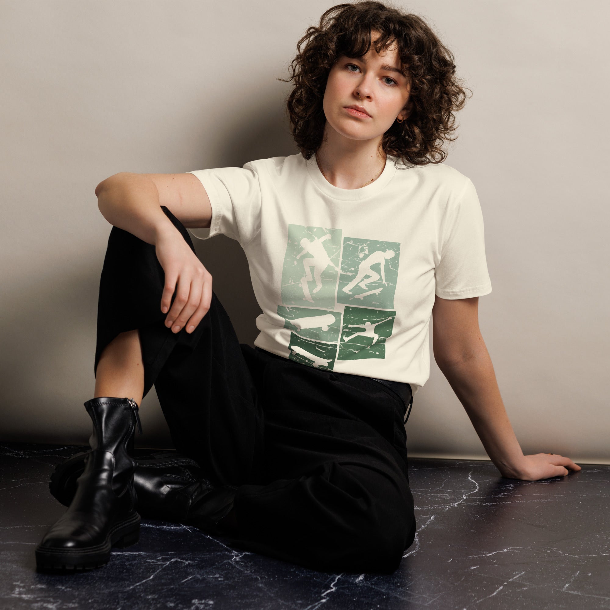 Vintage Skateboarding Cotton Premium T-Shirt | Gallory Hive