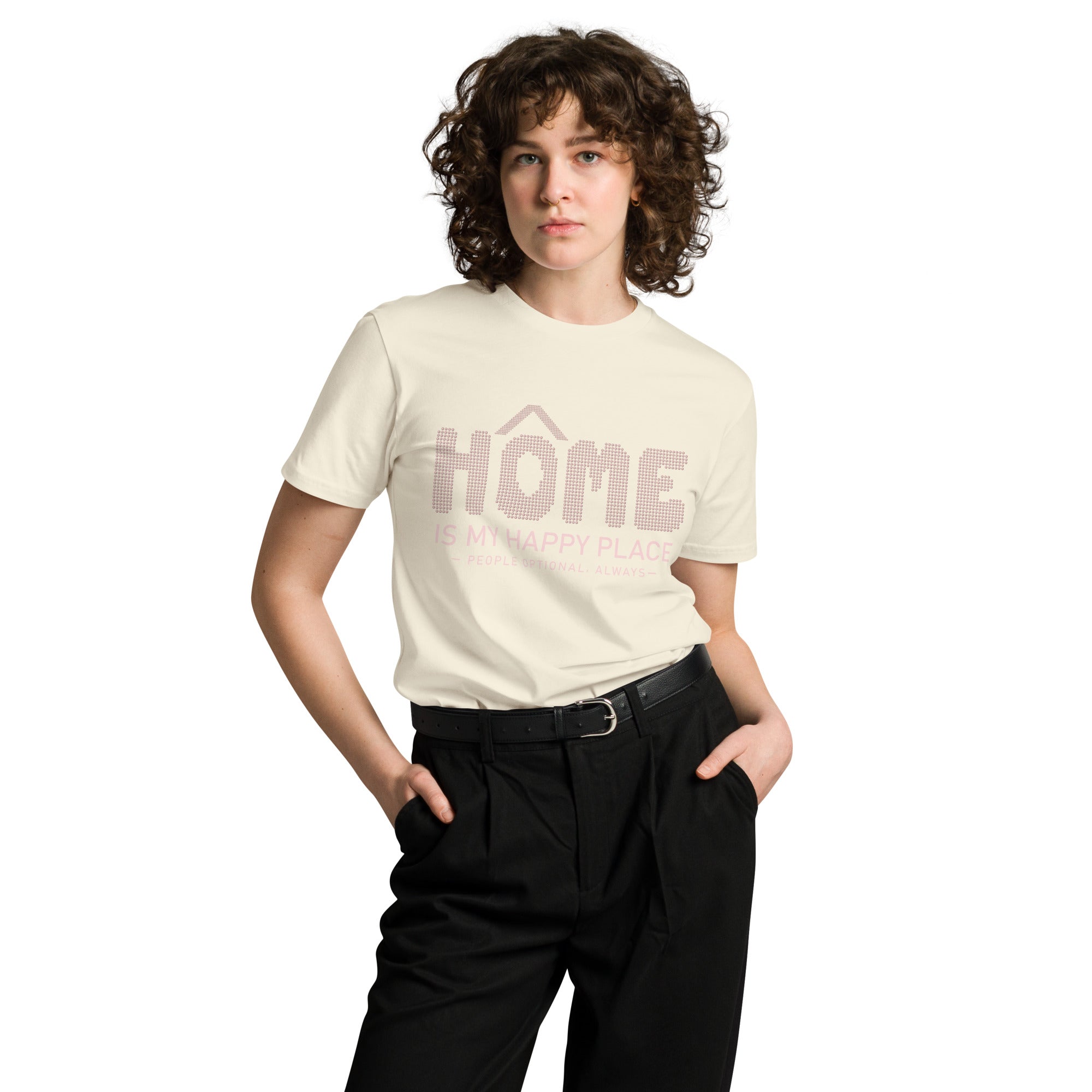 Introvert Homebody Premium Cotton T-Shirt | Gallory Hive