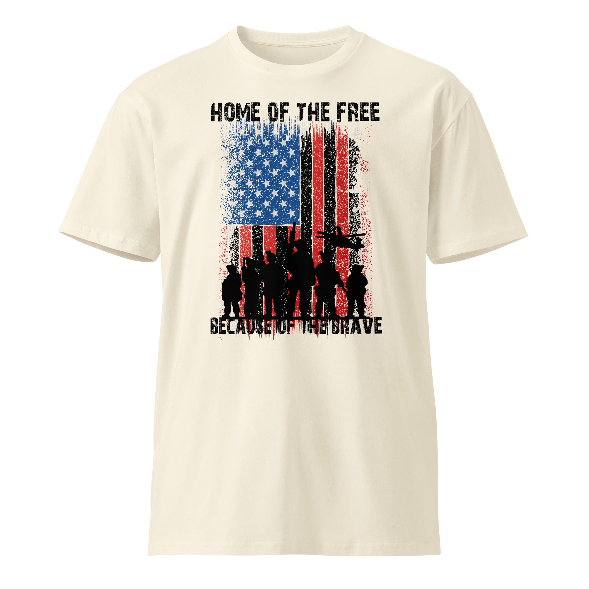American Freedom Soldier Graphic Premium T-Shirt | Gallory Hive