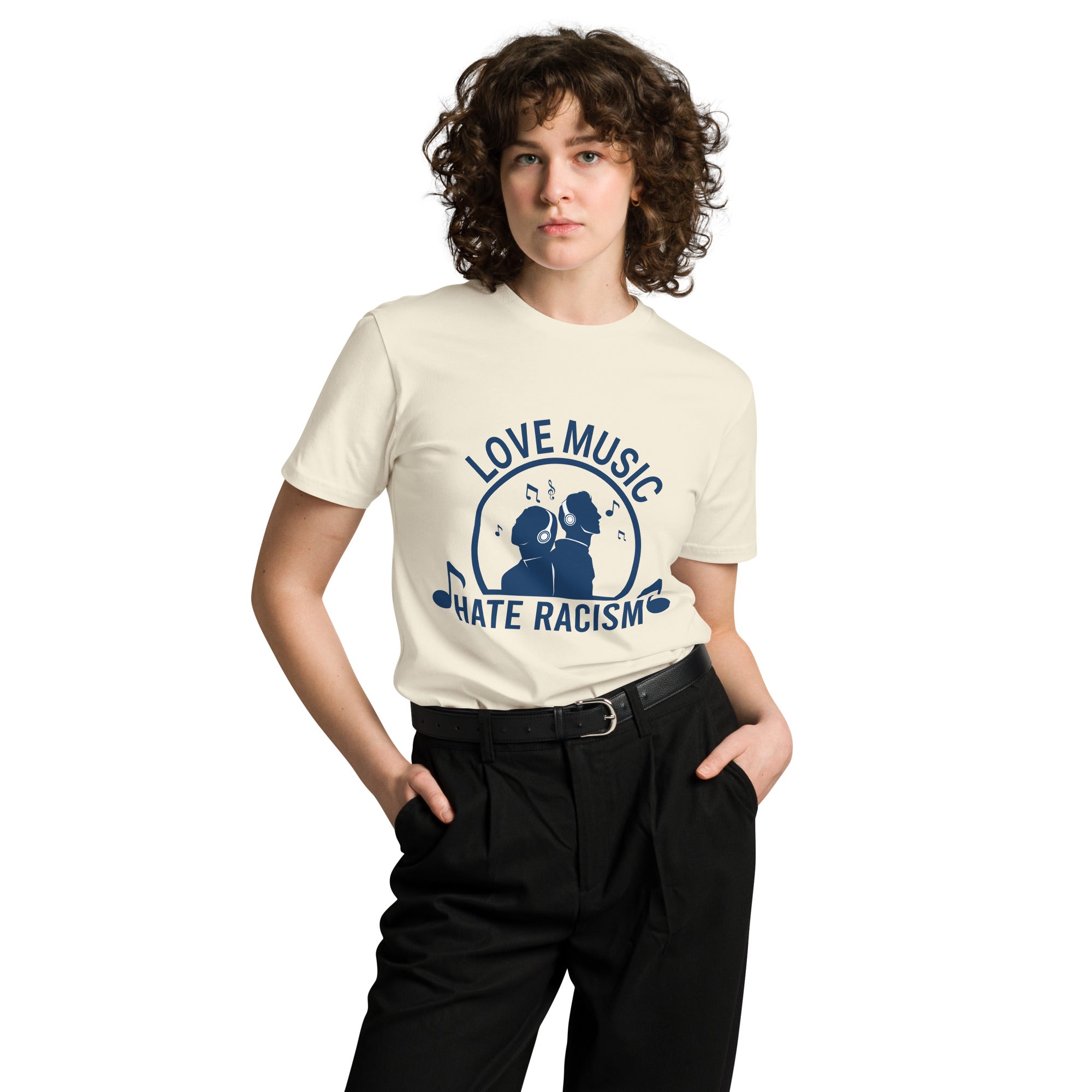 Love Music Hate Racism T-Shirt | Gallory Hive