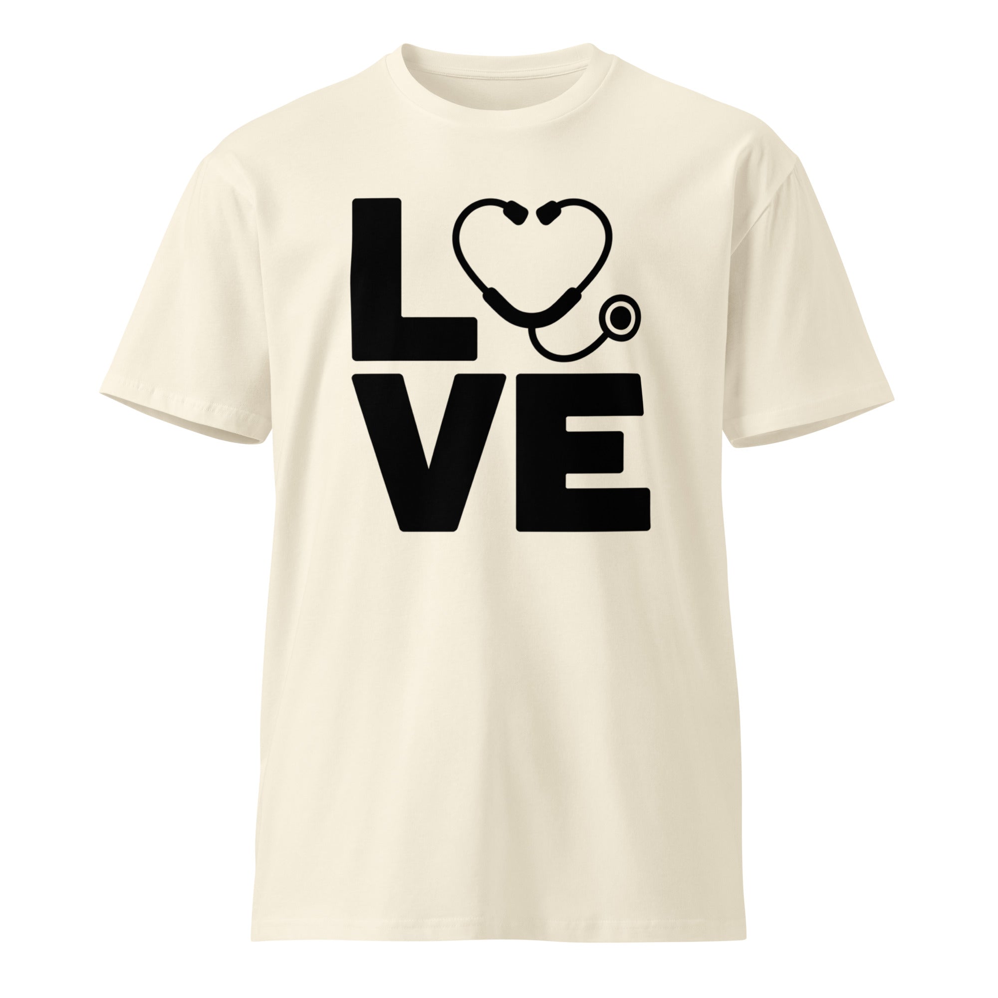 Love Stethoscope Graphic Unisex Premium T-Shirt | Gallory Hive