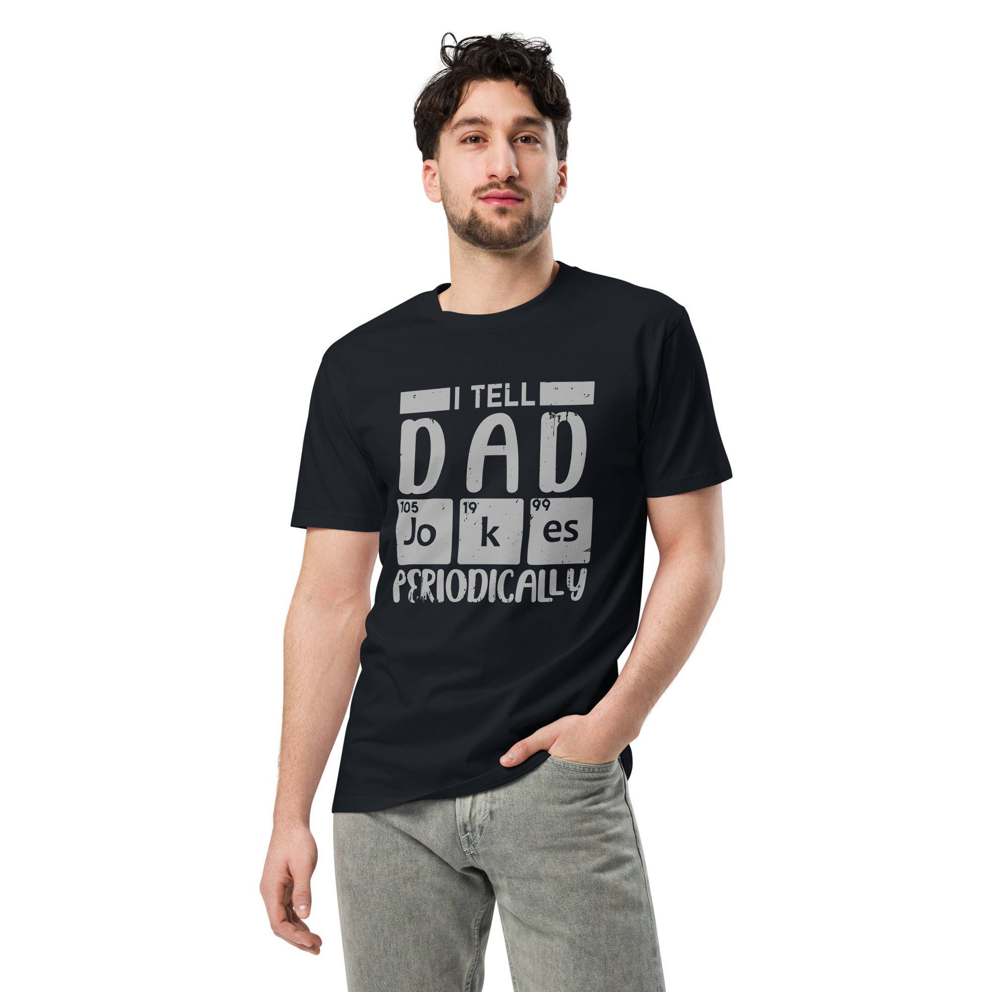 Dad Jokes Premium Cotton Unisex T-Shirt | Gallory Hive