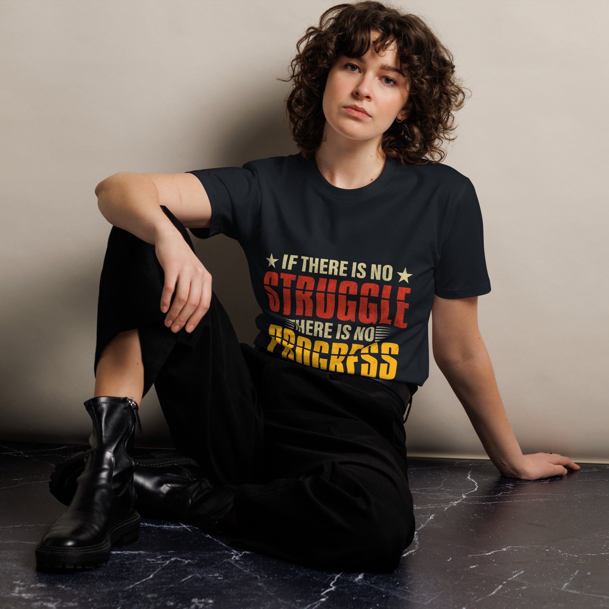 Motivational Quote Premium Unisex Cotton T-Shirt Gallory Hive