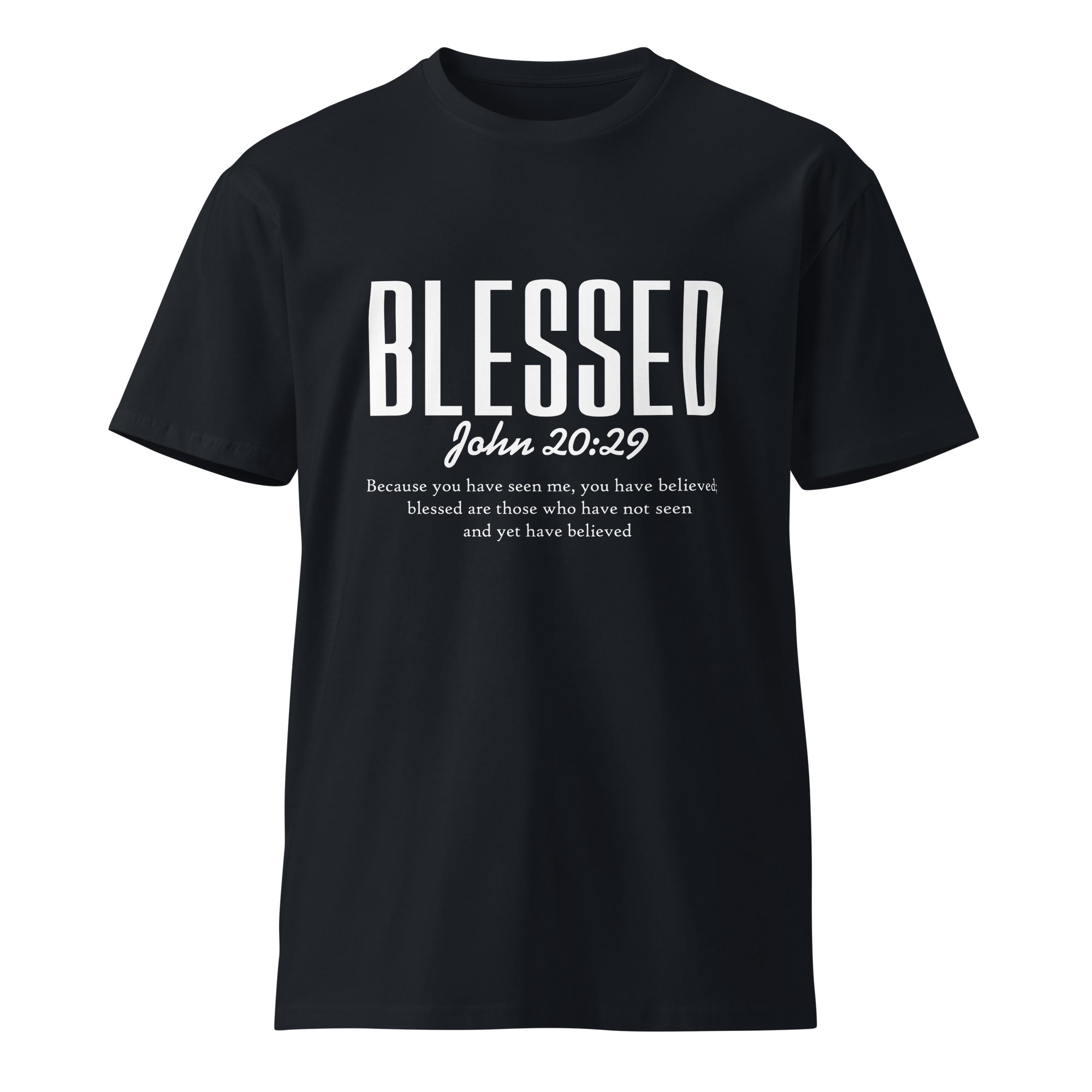 Blessed Faith Inspirational Unisex Premium Cotton T-Shirt | Gallory Hive