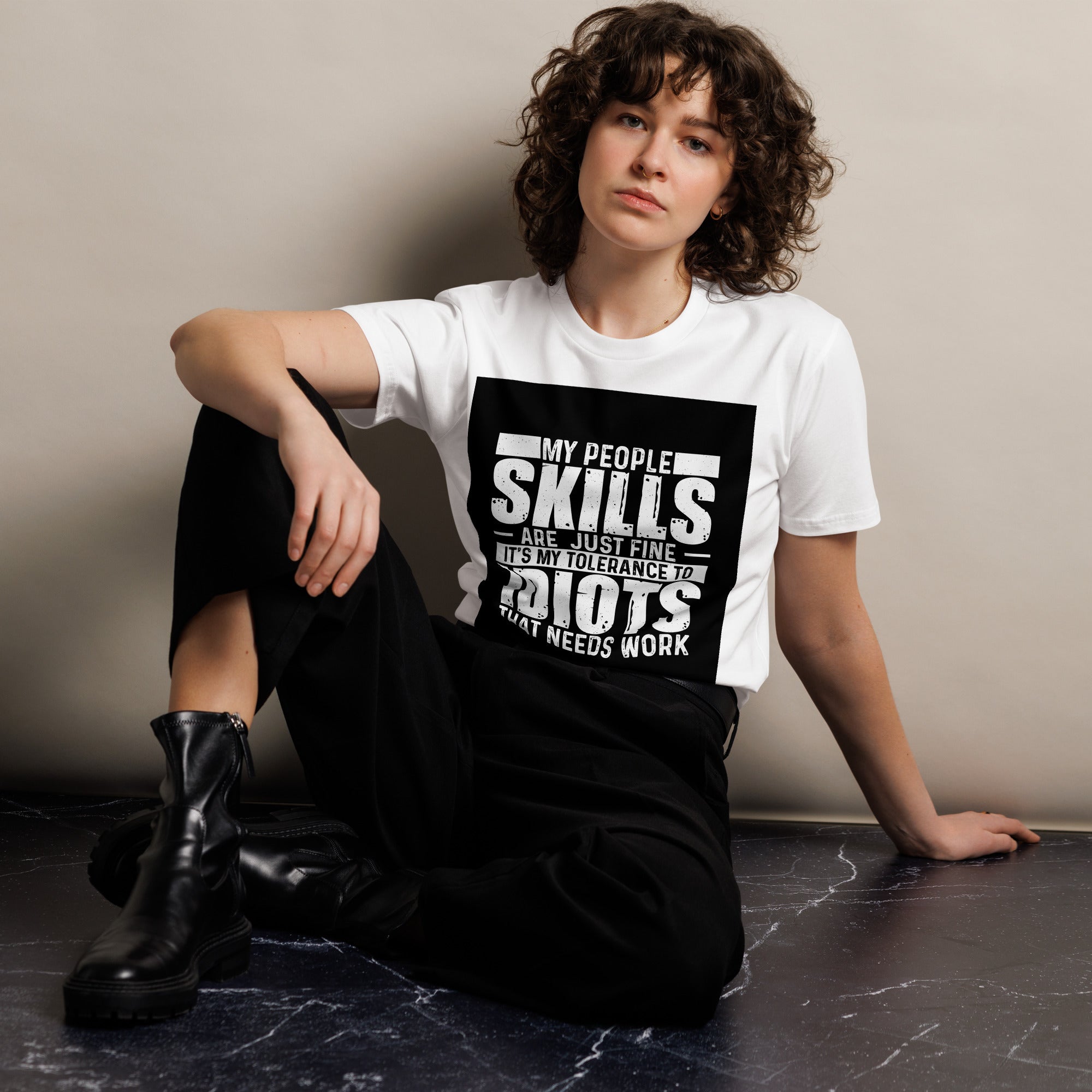 Sarcastic People Skills Unisex Graphic T-Shirt | Gallory Hive