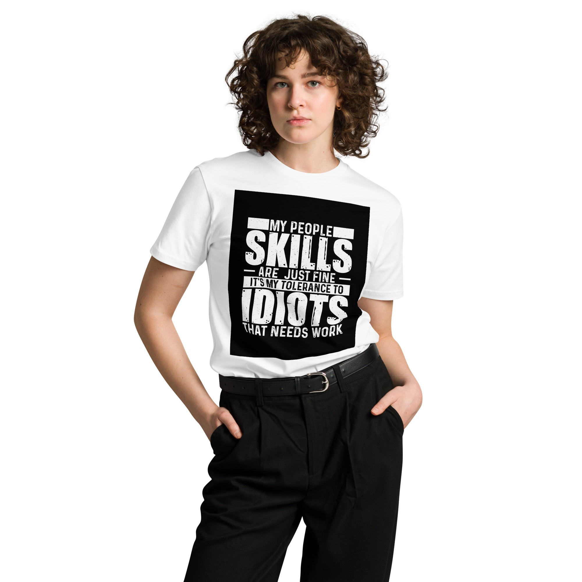 Sarcastic People Skills Unisex Graphic T-Shirt | Gallory Hive