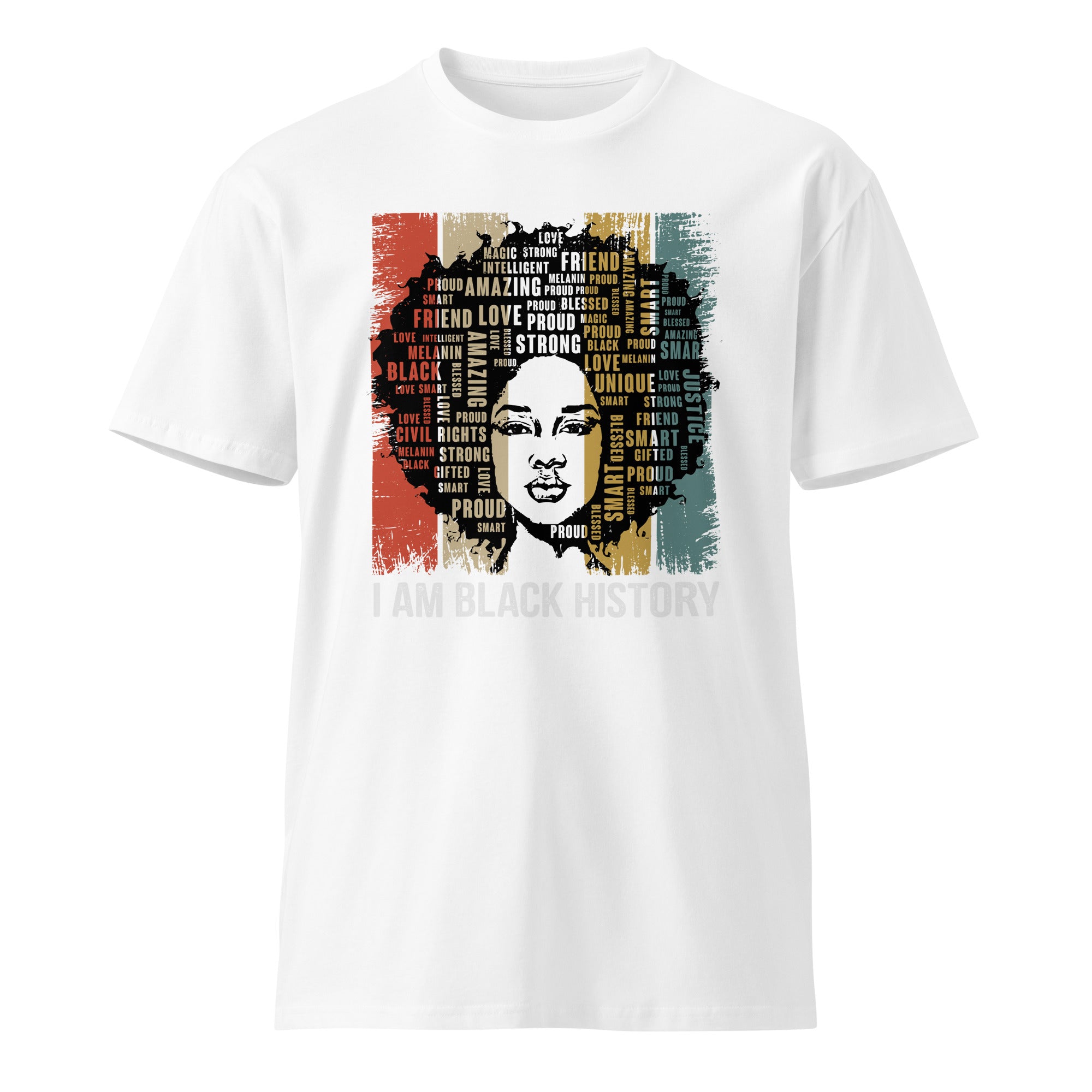 Black History Pride Premium Unisex Cotton T-Shirt | Gallory Hive