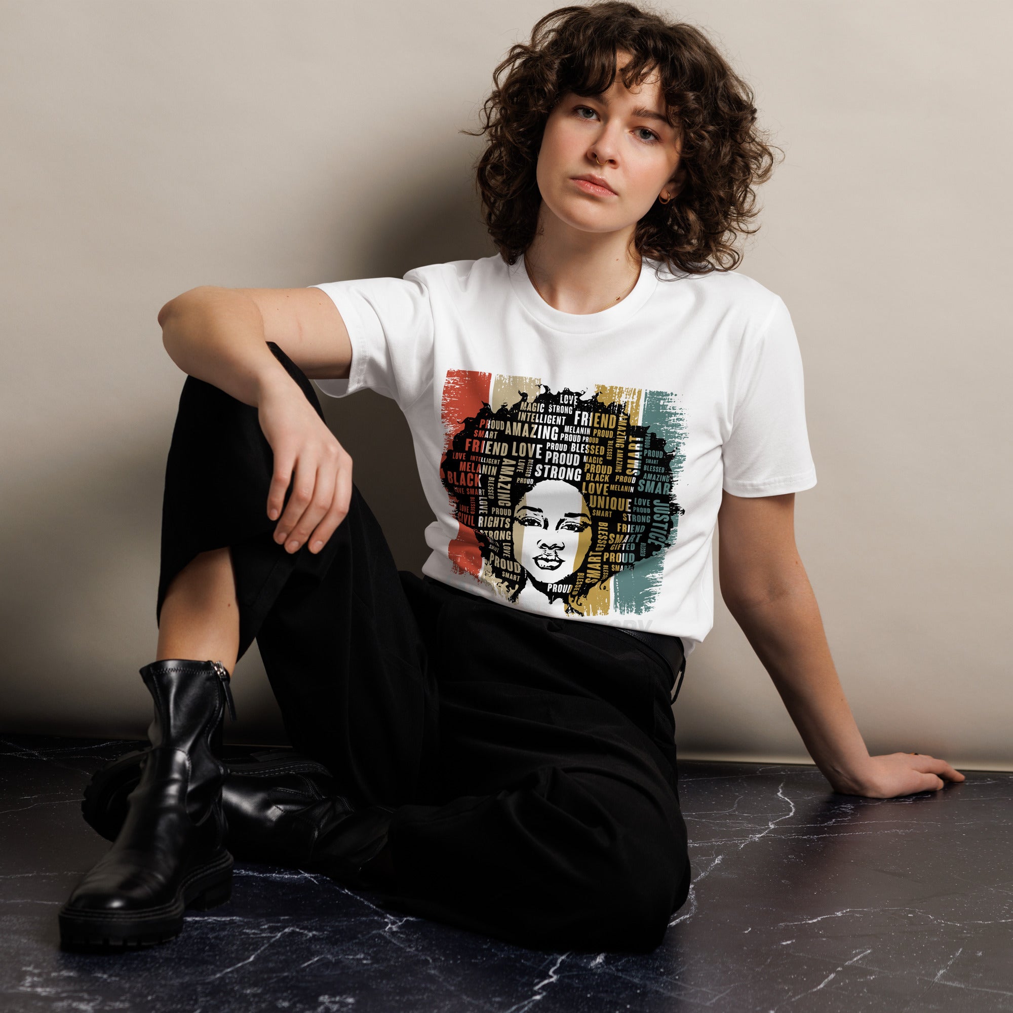 Black History Pride Premium Unisex Cotton T-Shirt | Gallory Hive