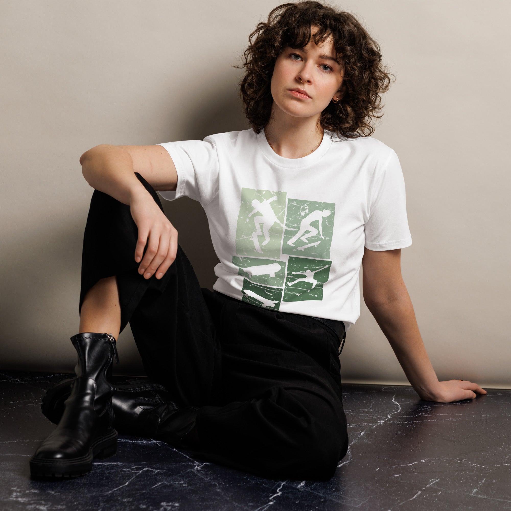 Vintage Skateboarding Cotton Premium T-Shirt | Gallory Hive