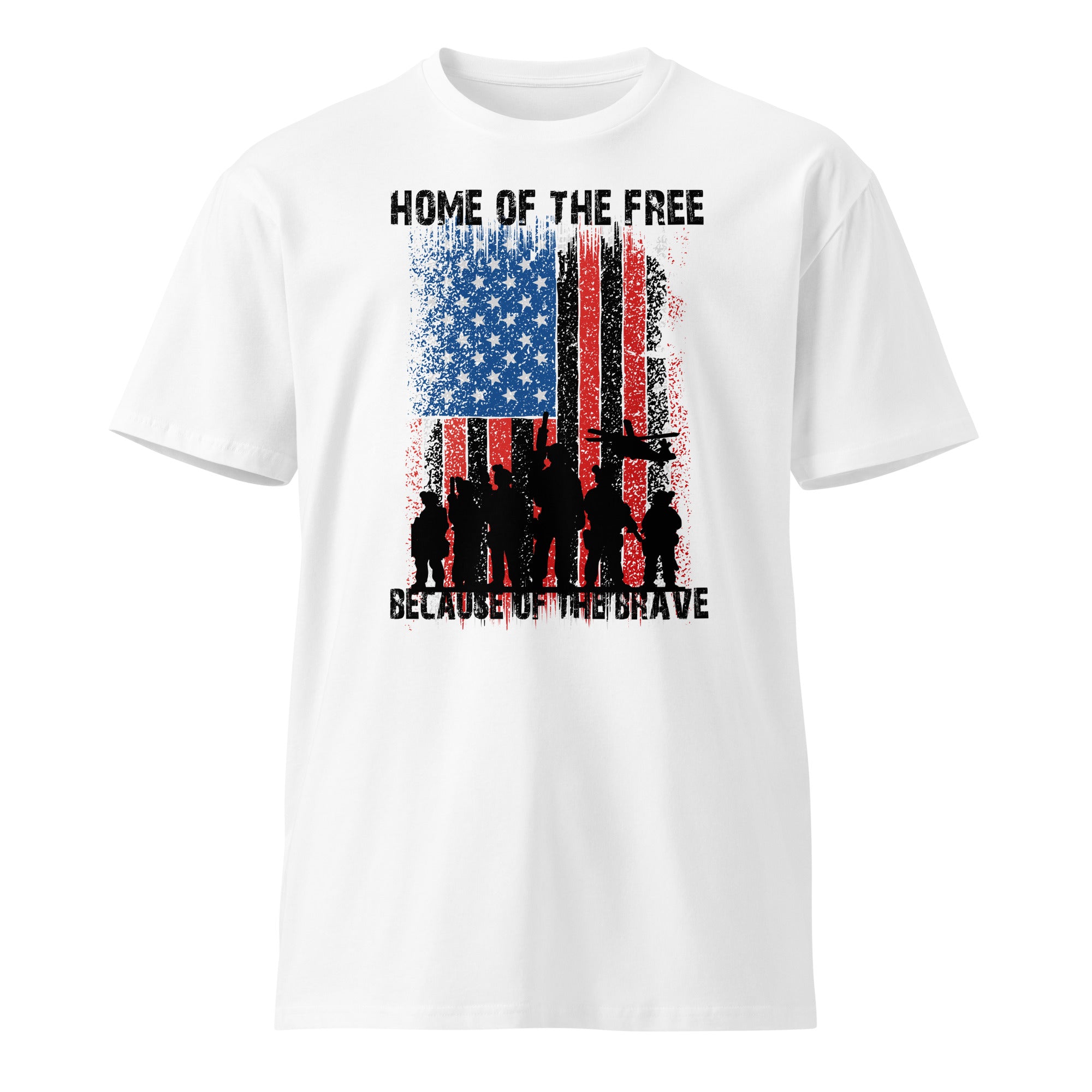 American Freedom Soldier Graphic Premium T-Shirt | Gallory Hive