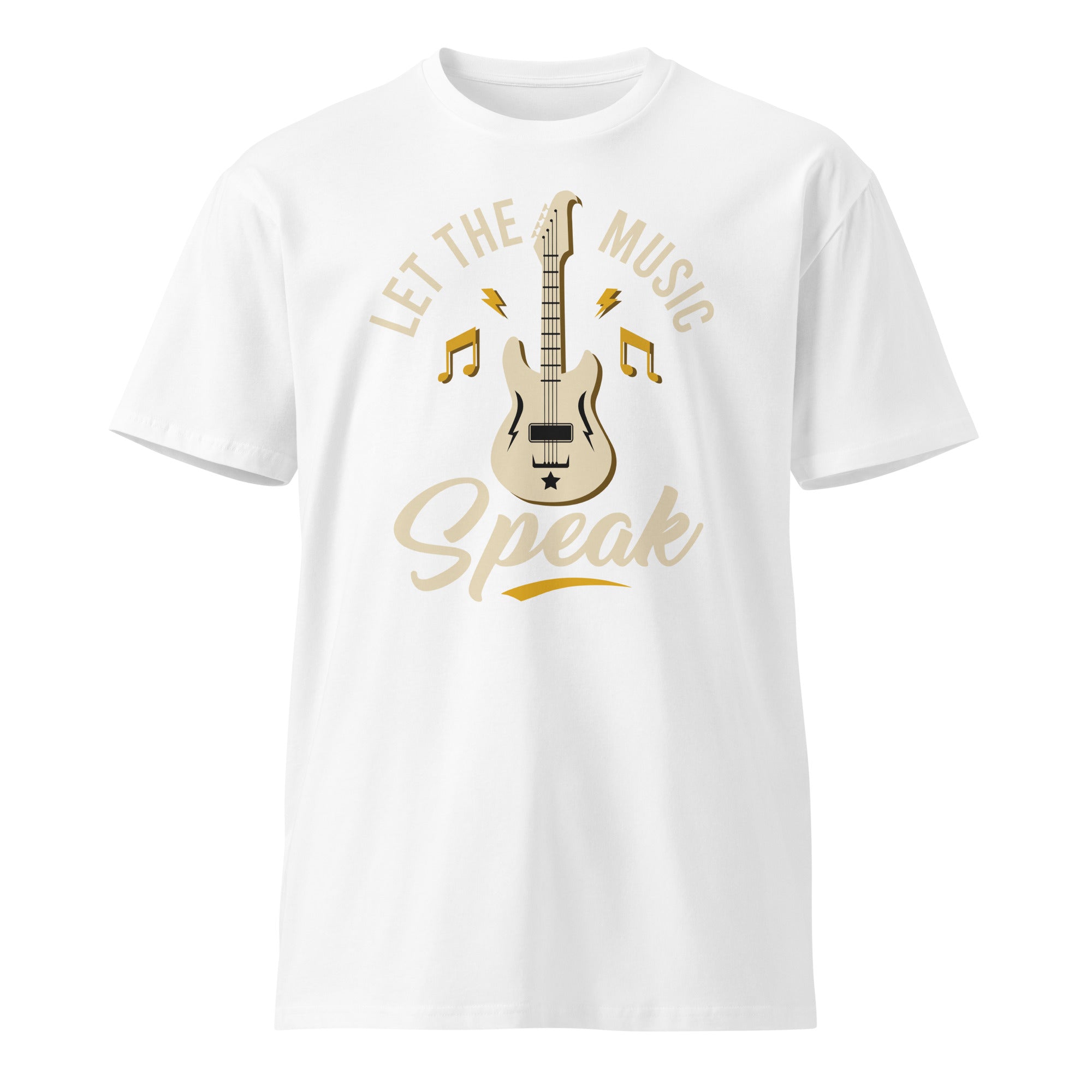 Let the Music Speak Guitar T-Shirt | Gallory Hive