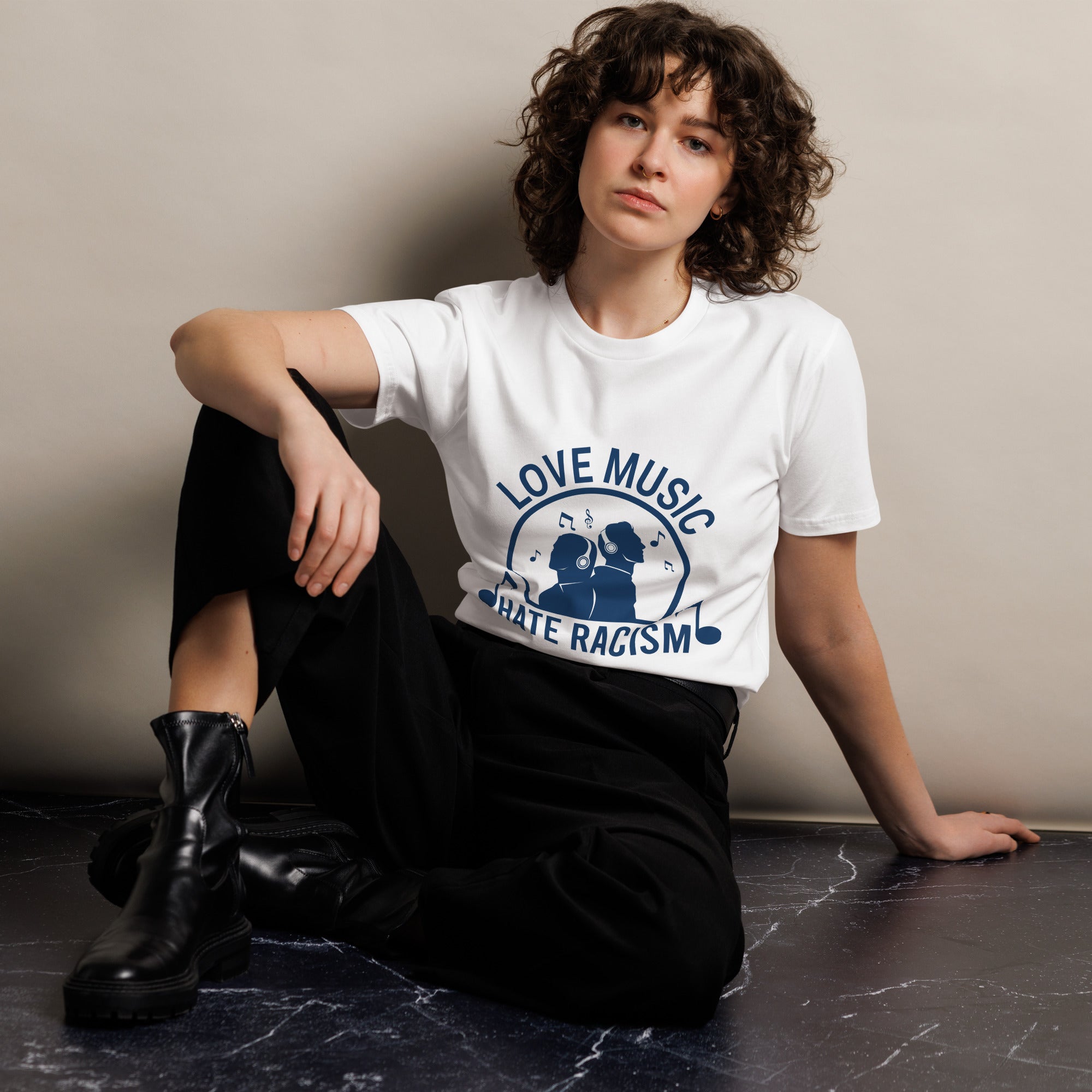 Love Music Hate Racism T-Shirt | Gallory Hive