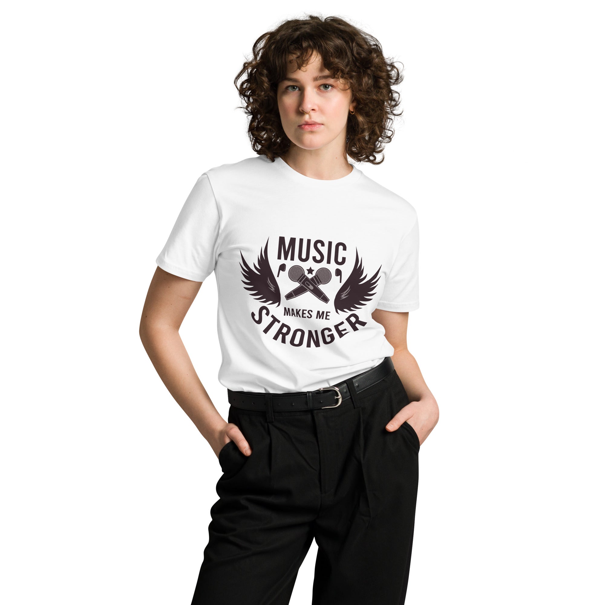 Music Makes Me Stronger T-Shirt | Gallory Hive