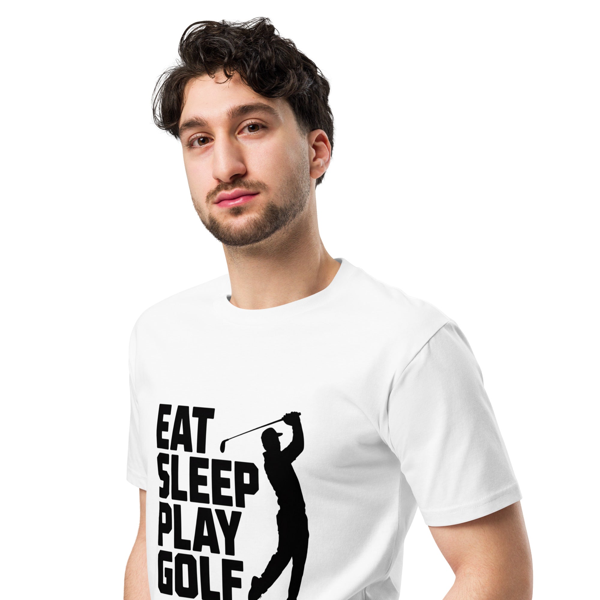 Eat Sleep Play Golf Golfer Unisex Premium T-Shirt | Gallory Hive
