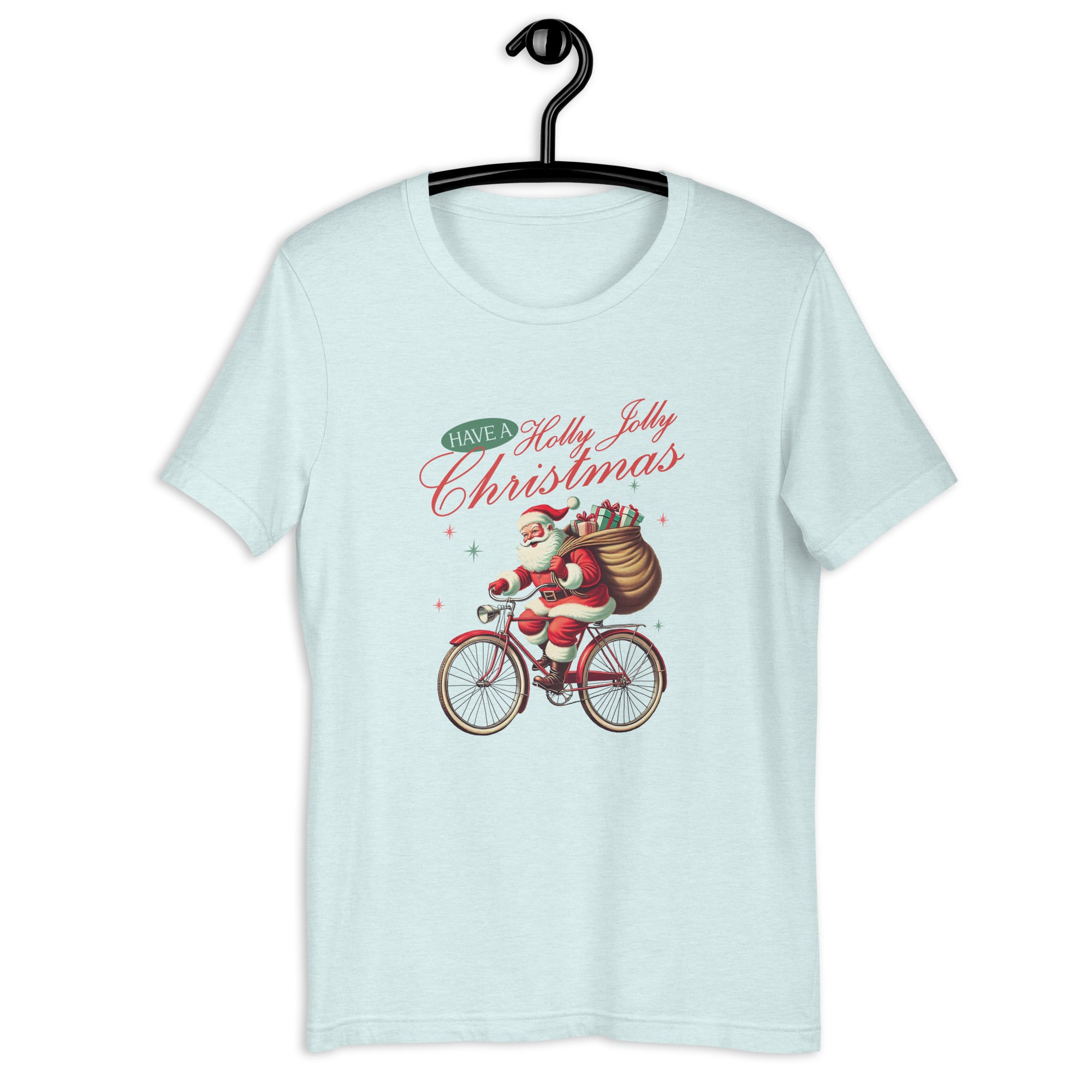 Retro Christmas Santa Bike T-Shirt | Gallory Hive
