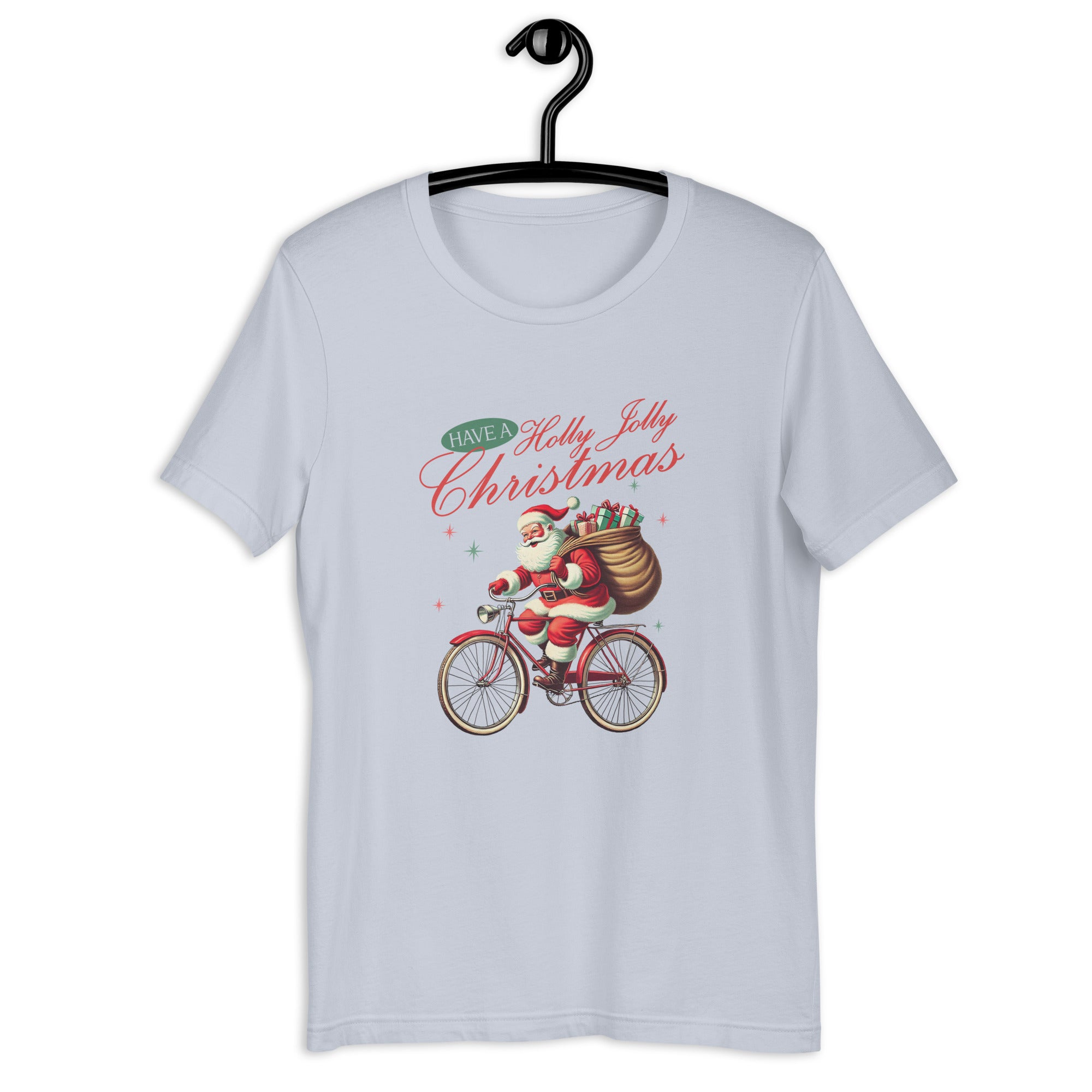 Retro Christmas Santa Bike T-Shirt | Gallory Hive