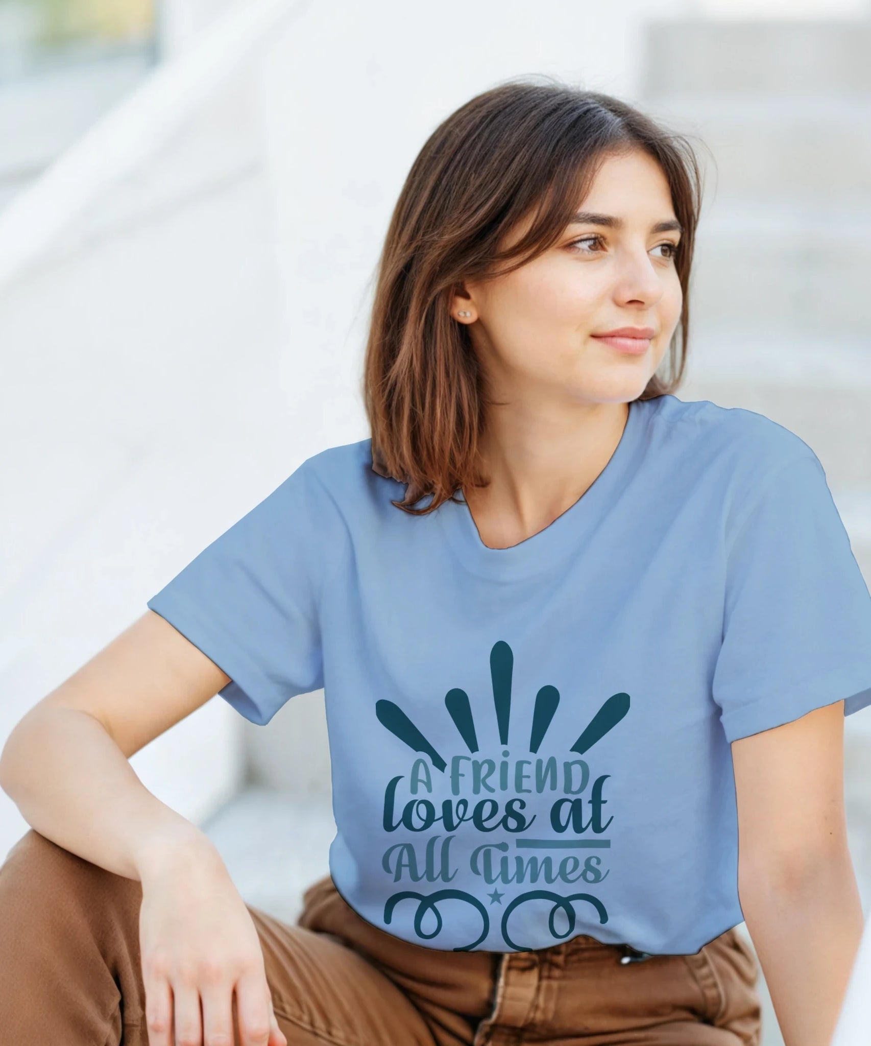 Minimalist “A Friend Loves” Unisex T-Shirt