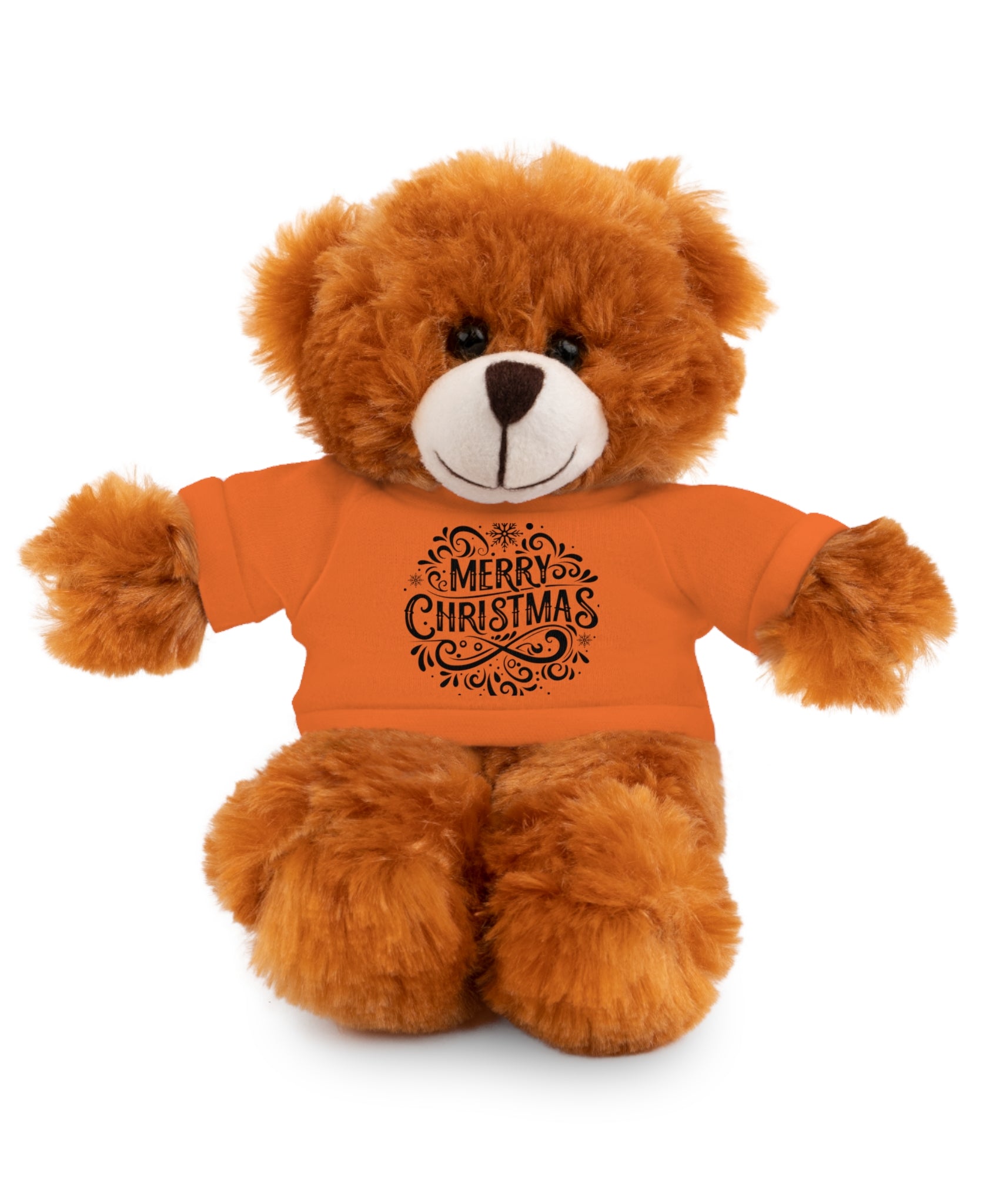 Festive Merry Christmas Stuffed Teddy Bear | Gallory Hive