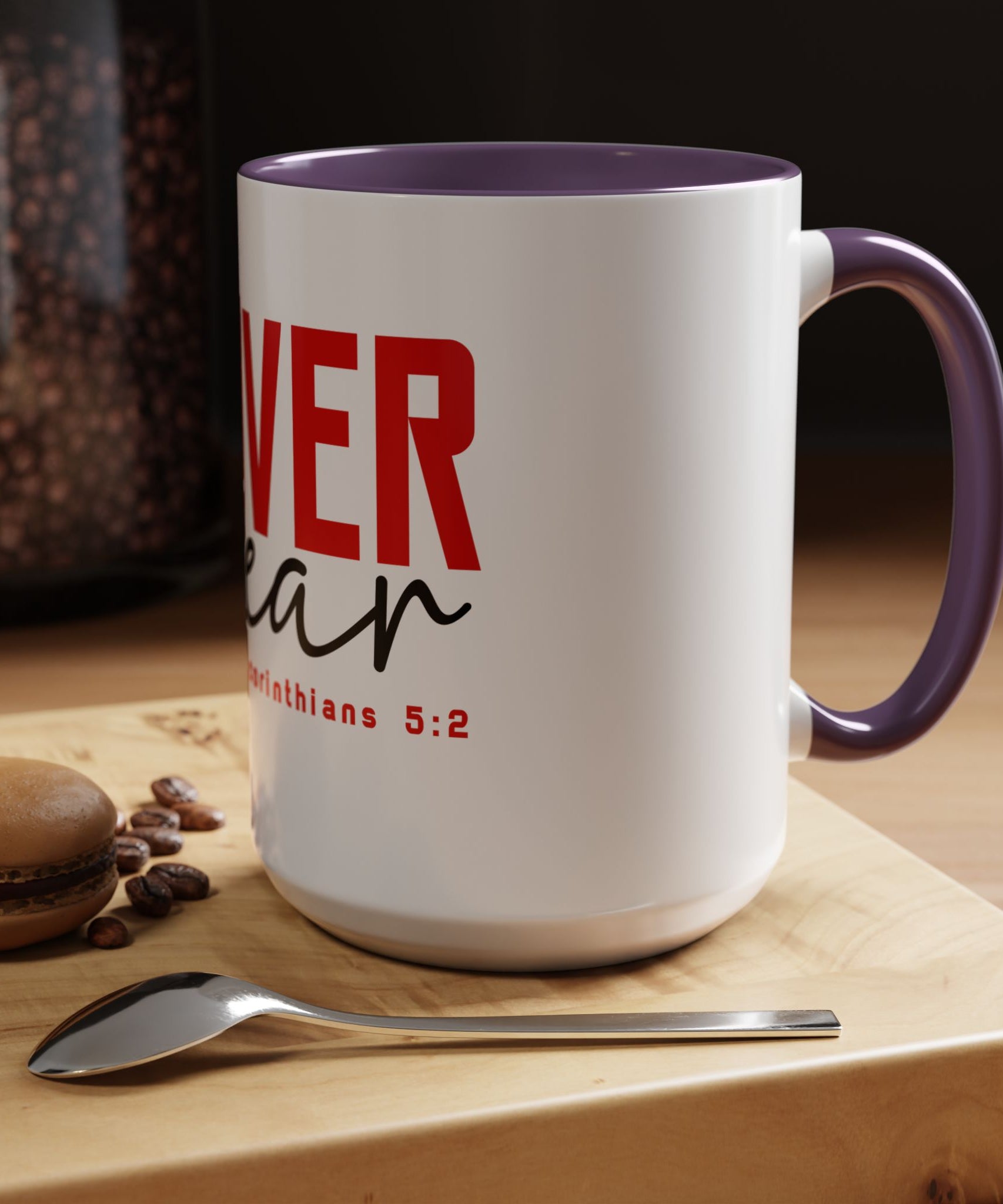 Faith Scripture Accent Coffee Mug | Gallory Hive